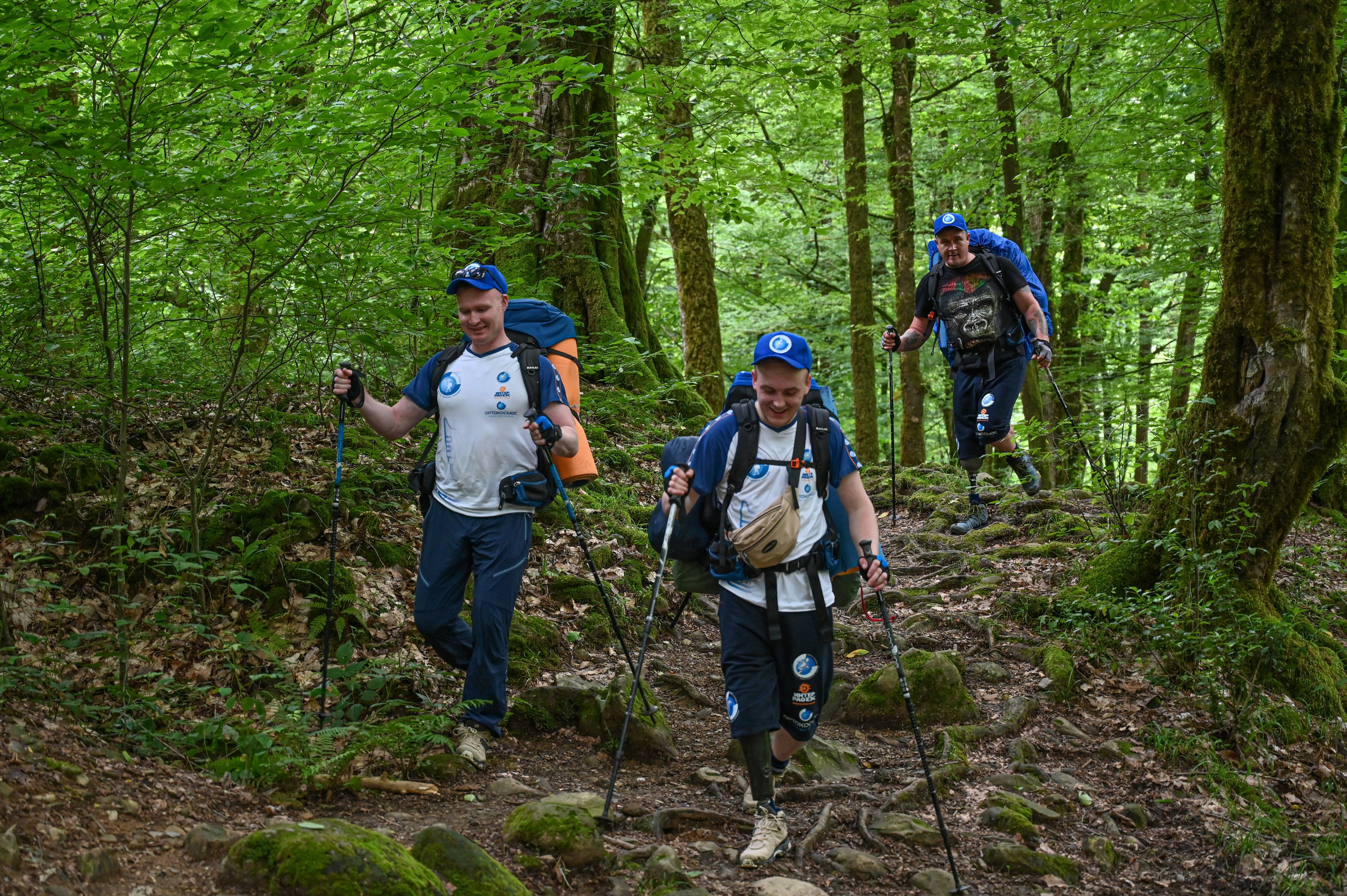 «Спортивно-адаптивный центр «Орто-Спорт» горный туризм. Фотографирую счастливых людей в Сочи