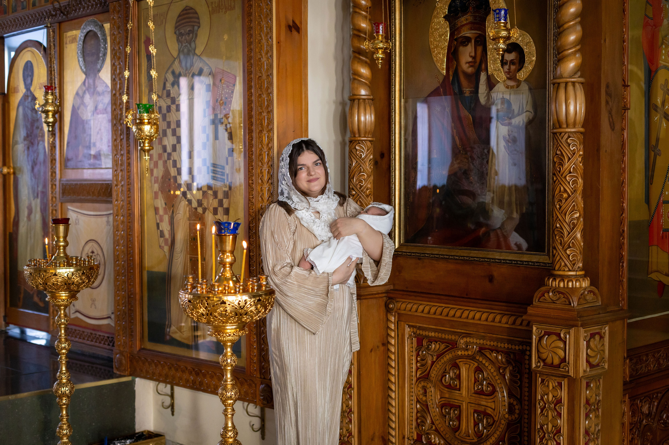 Крещение Милании. Семейный и детский фотограф Анна Петракова