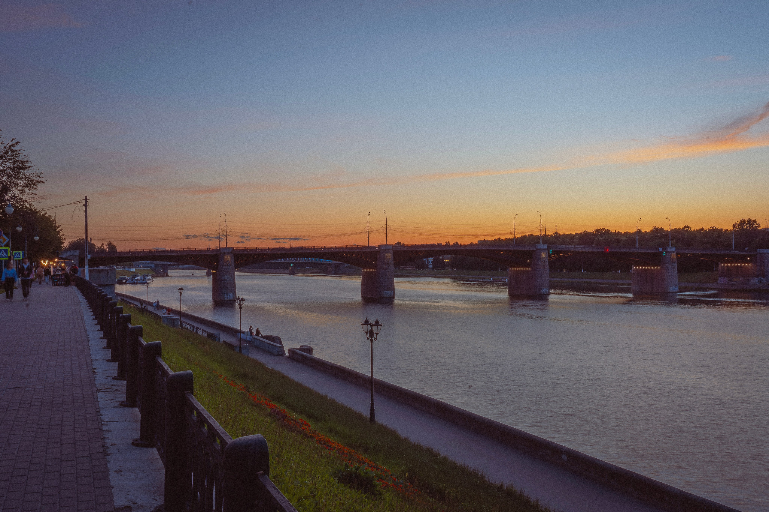 Ночная архитектура Твери. Фотограф Евгений Егоров