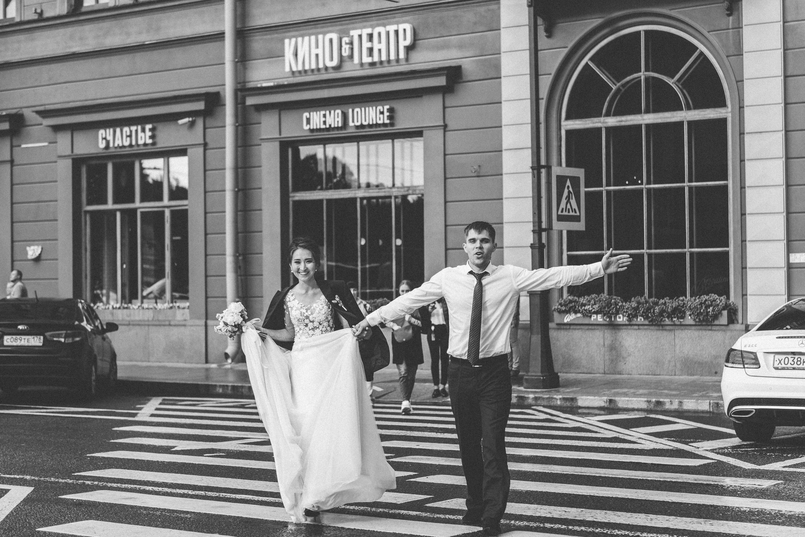 Свадьба для любителей ч/б фото. Артем и Айна. Свадебный и семейный фотограф София Невская