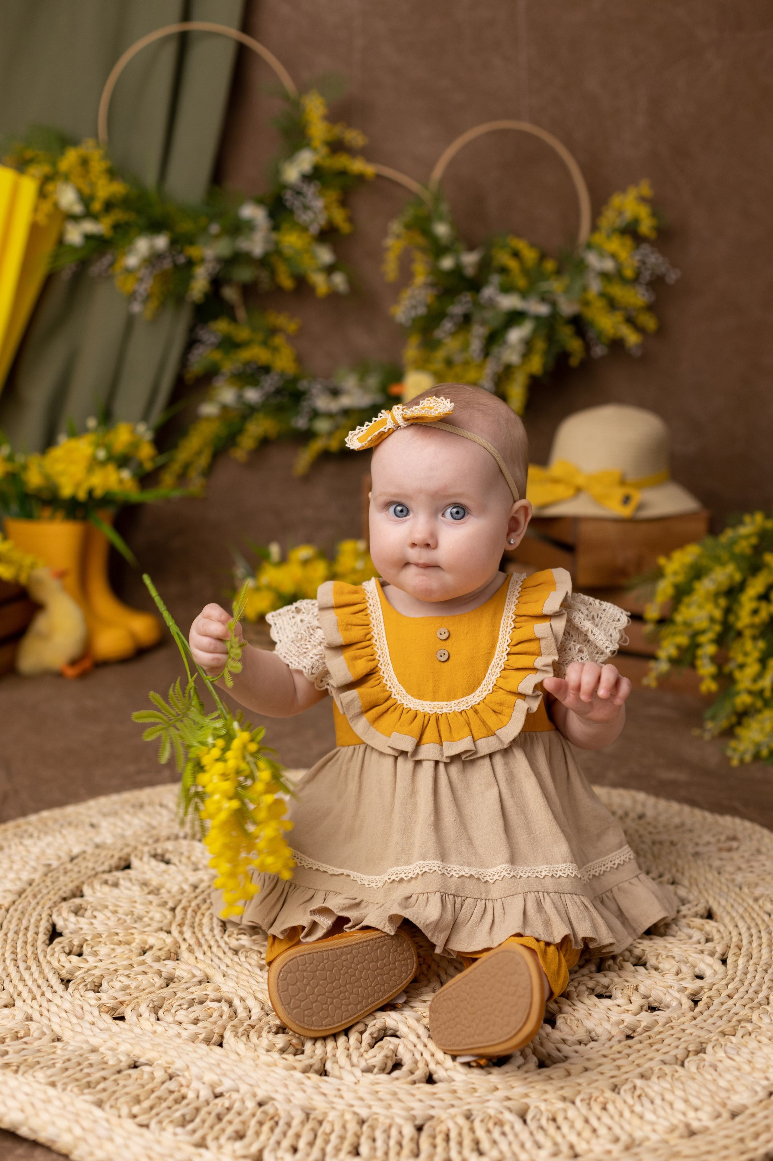 Весенний фотопроект для детей с рождения до года. Фотограф новорожденных, детский фотограф в г. Оренбурге Екатерина Козлова