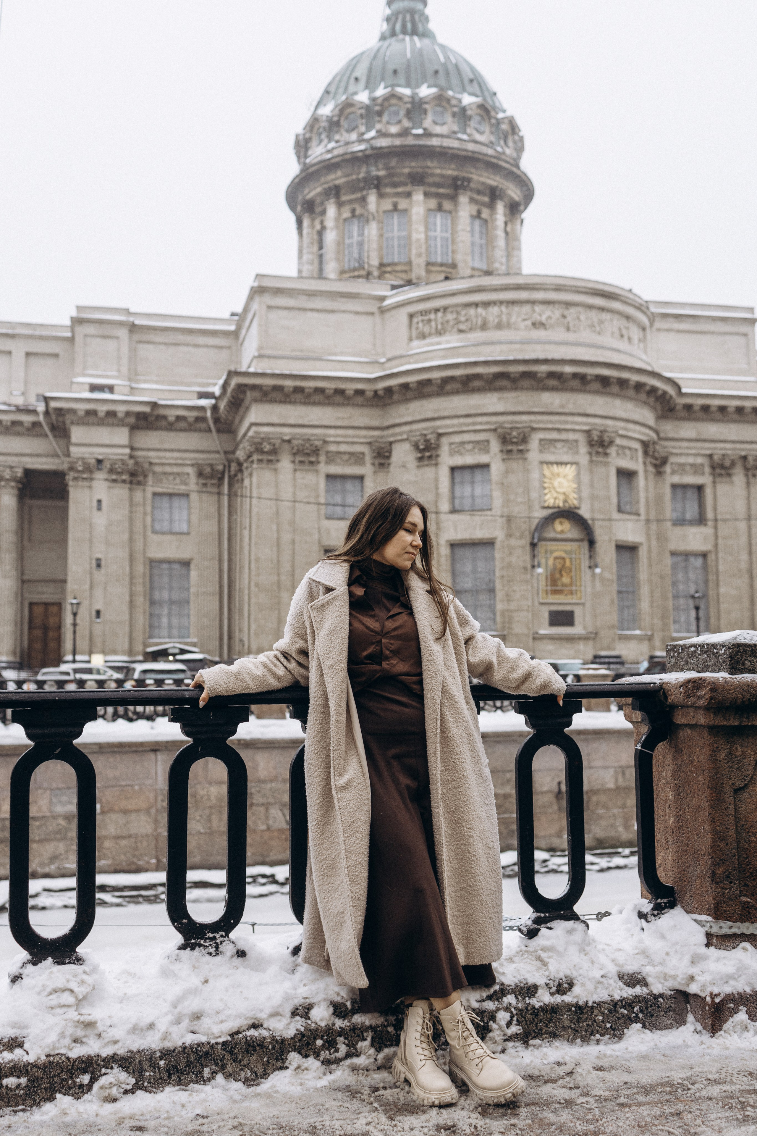 В объятьях снега и Невы. Семейный фотограф в Санкт-Петербурге Лена Соколова