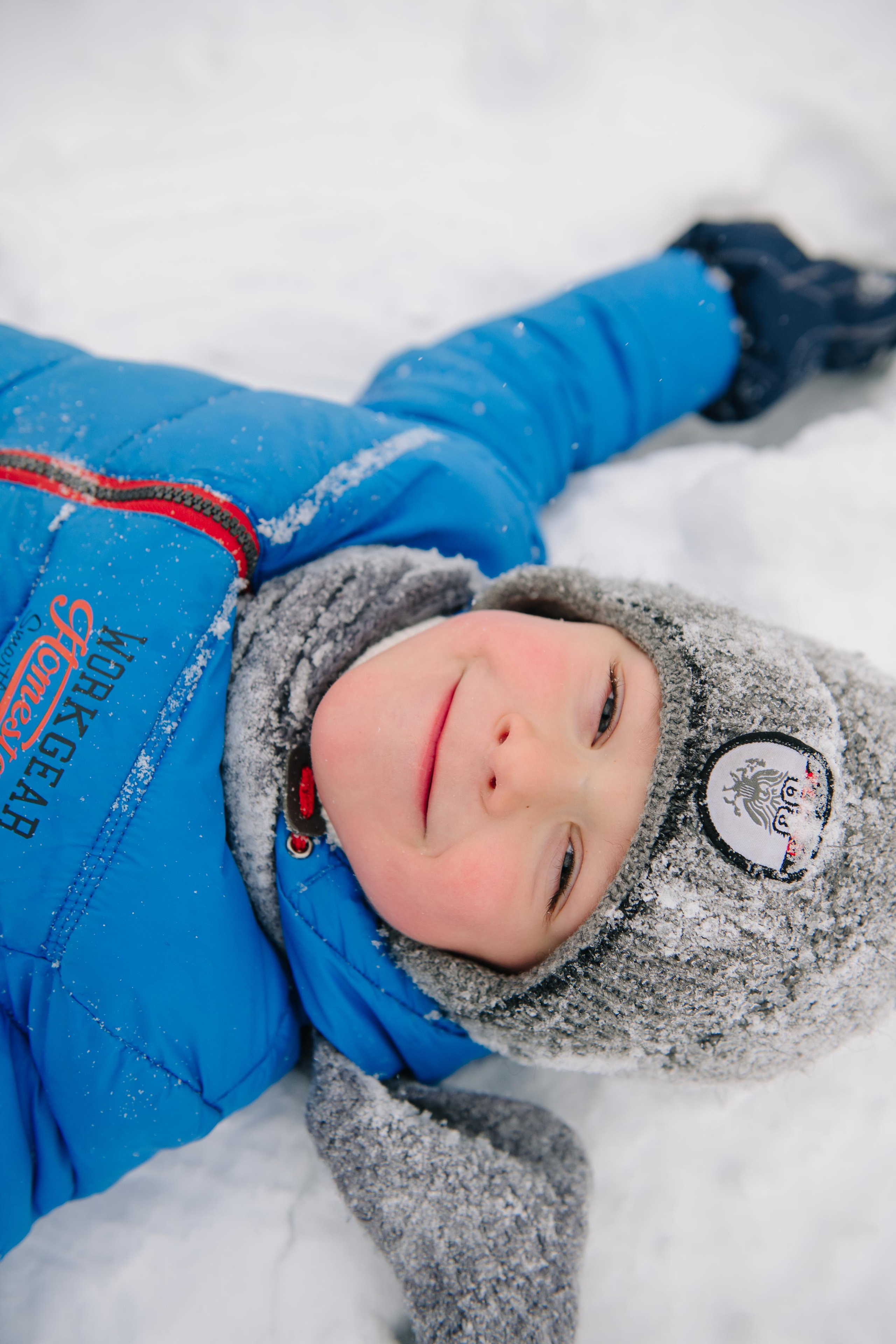 Снежная фотосессия. Андрей, Алла и Артур. Фотограф Валерия Голубева (Миронова)
