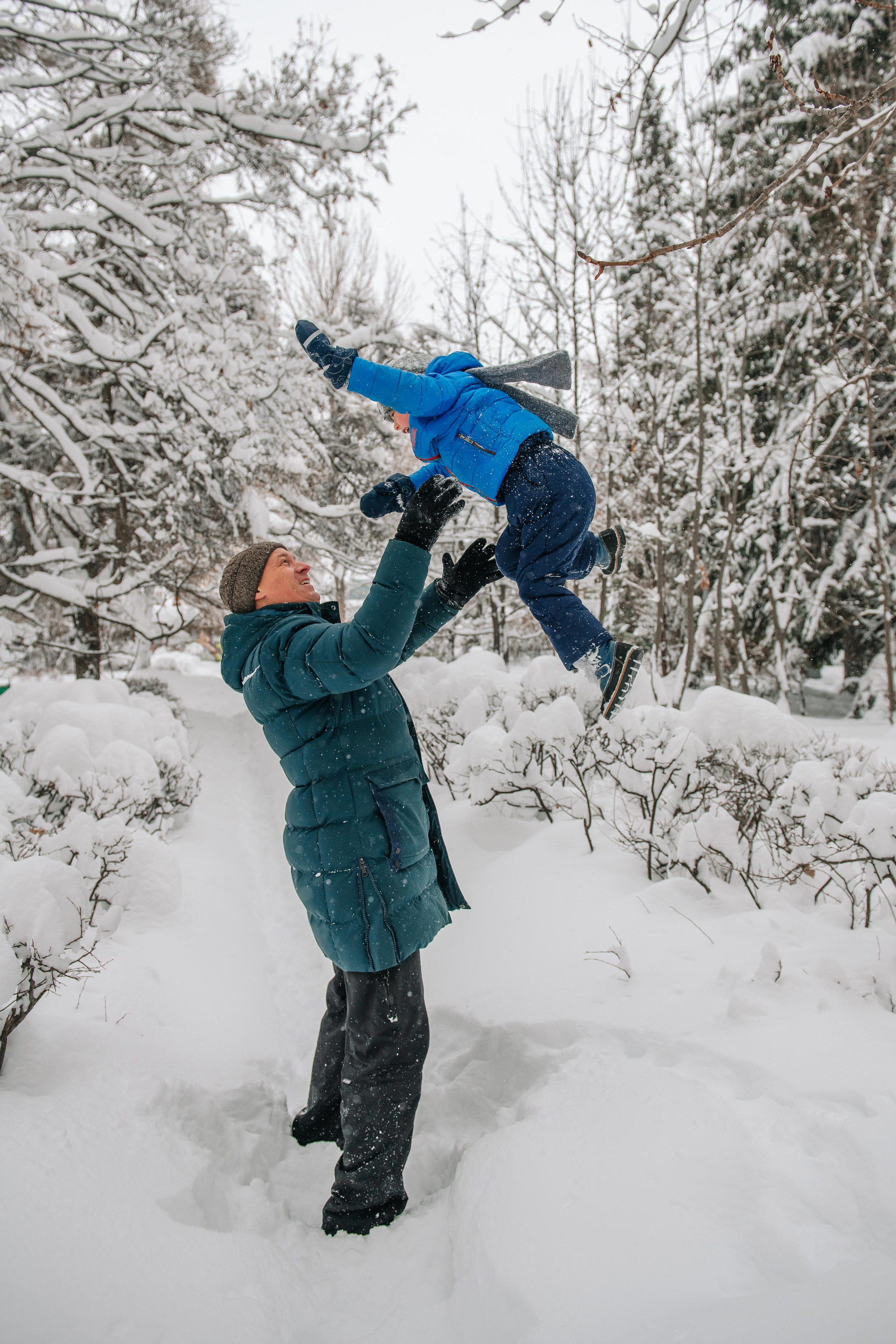 Снежная фотосессия. Андрей, Алла и Артур. Фотограф Валерия Голубева (Миронова)