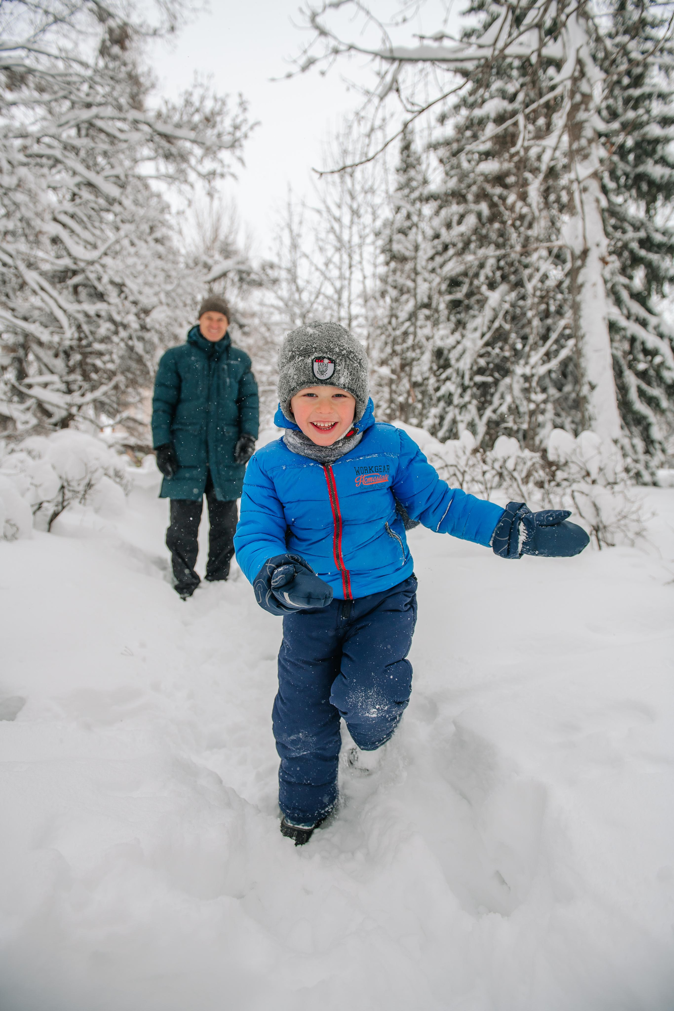 Снежная фотосессия. Андрей, Алла и Артур. Фотограф Валерия Голубева (Миронова)