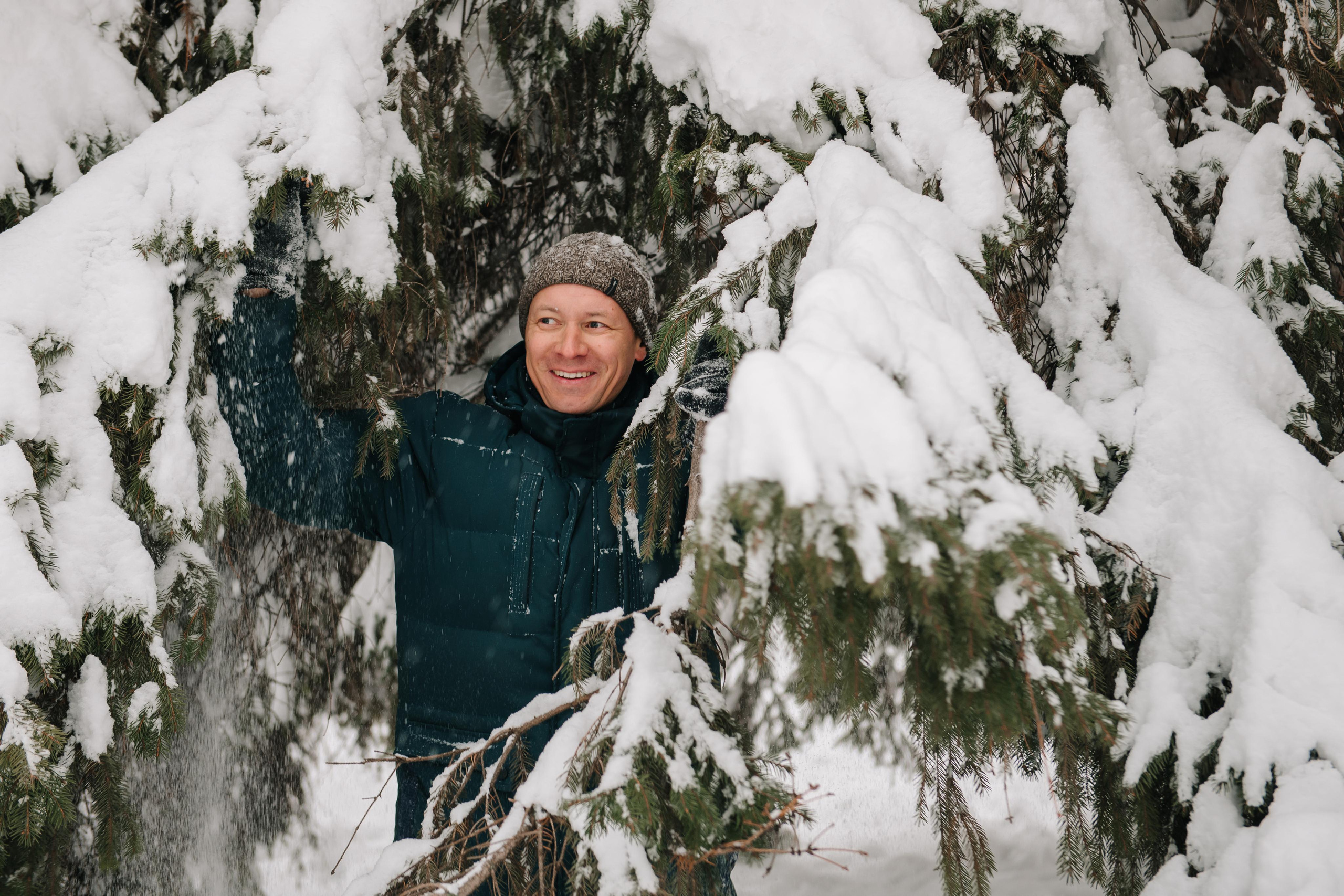 Снежная фотосессия. Андрей, Алла и Артур. Фотограф Валерия Голубева (Миронова)
