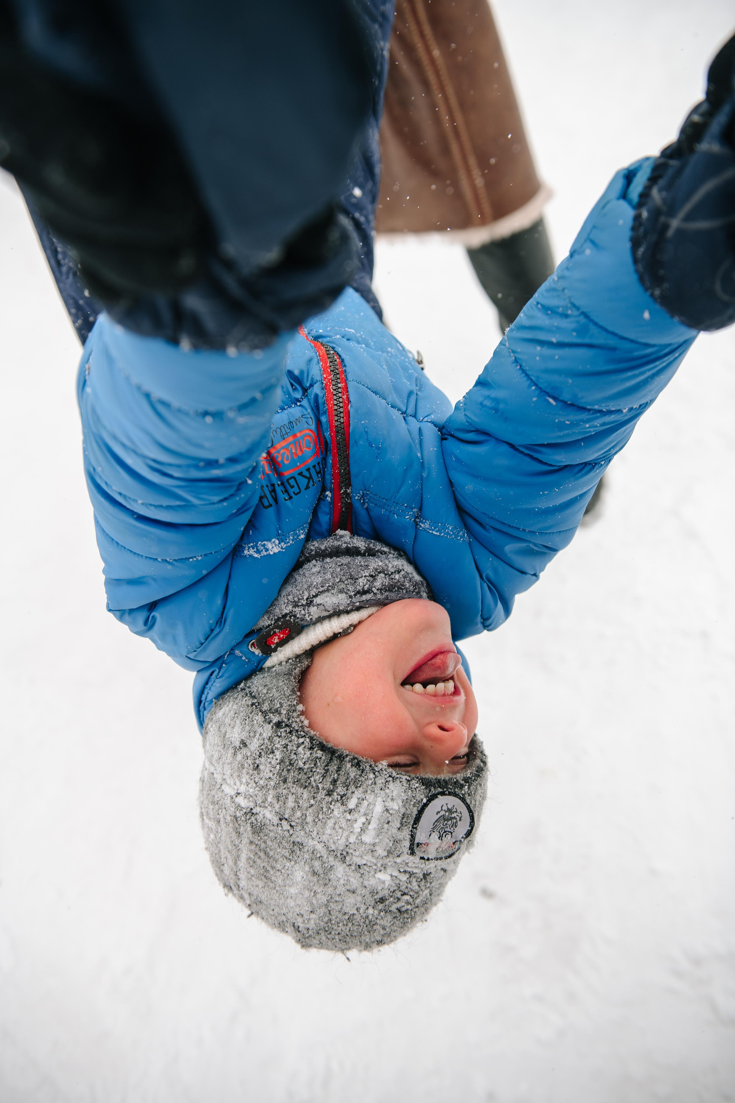 Снежная фотосессия. Андрей, Алла и Артур. Фотограф Валерия Голубева (Миронова)