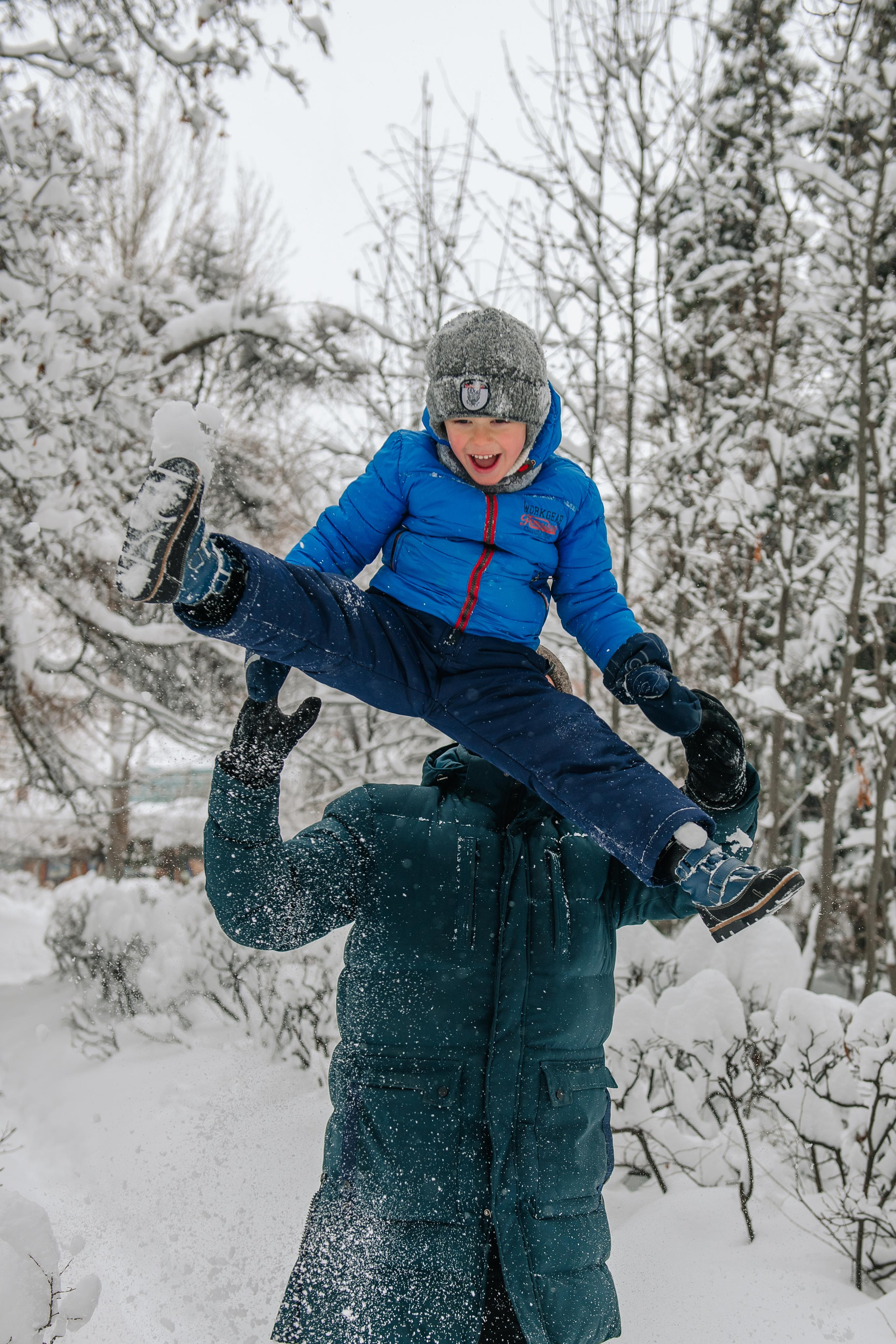 Снежная фотосессия. Андрей, Алла и Артур. Фотограф Валерия Голубева (Миронова)