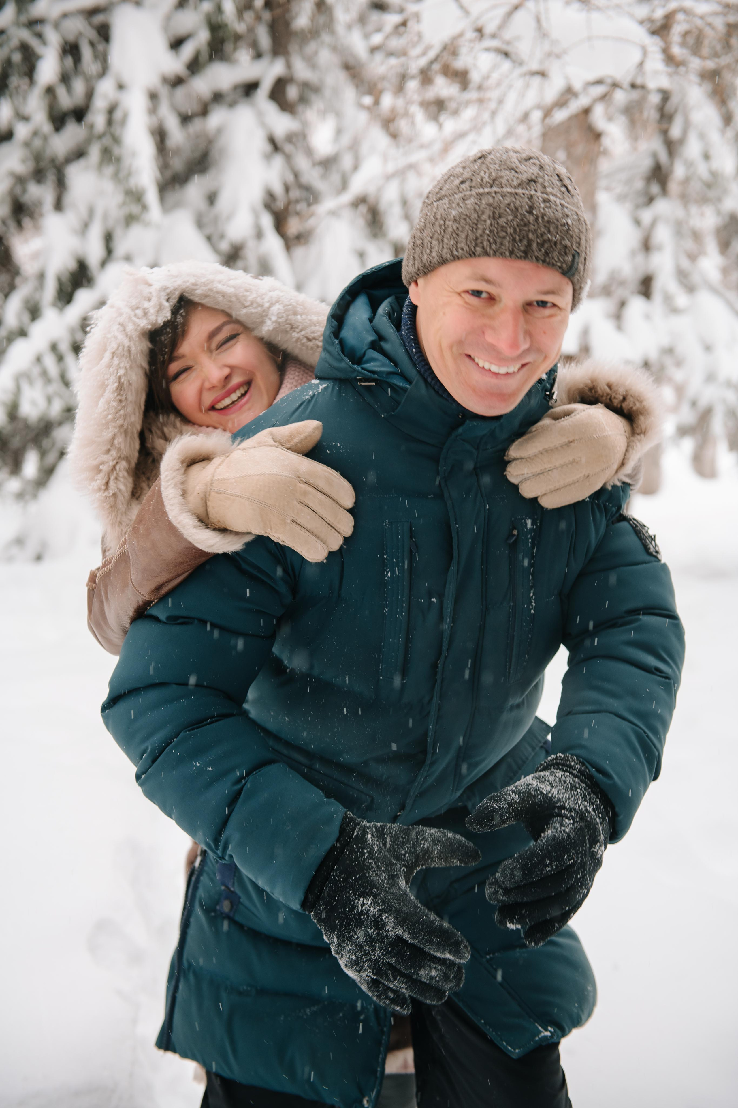 Снежная фотосессия. Андрей, Алла и Артур. Фотограф Валерия Голубева (Миронова)