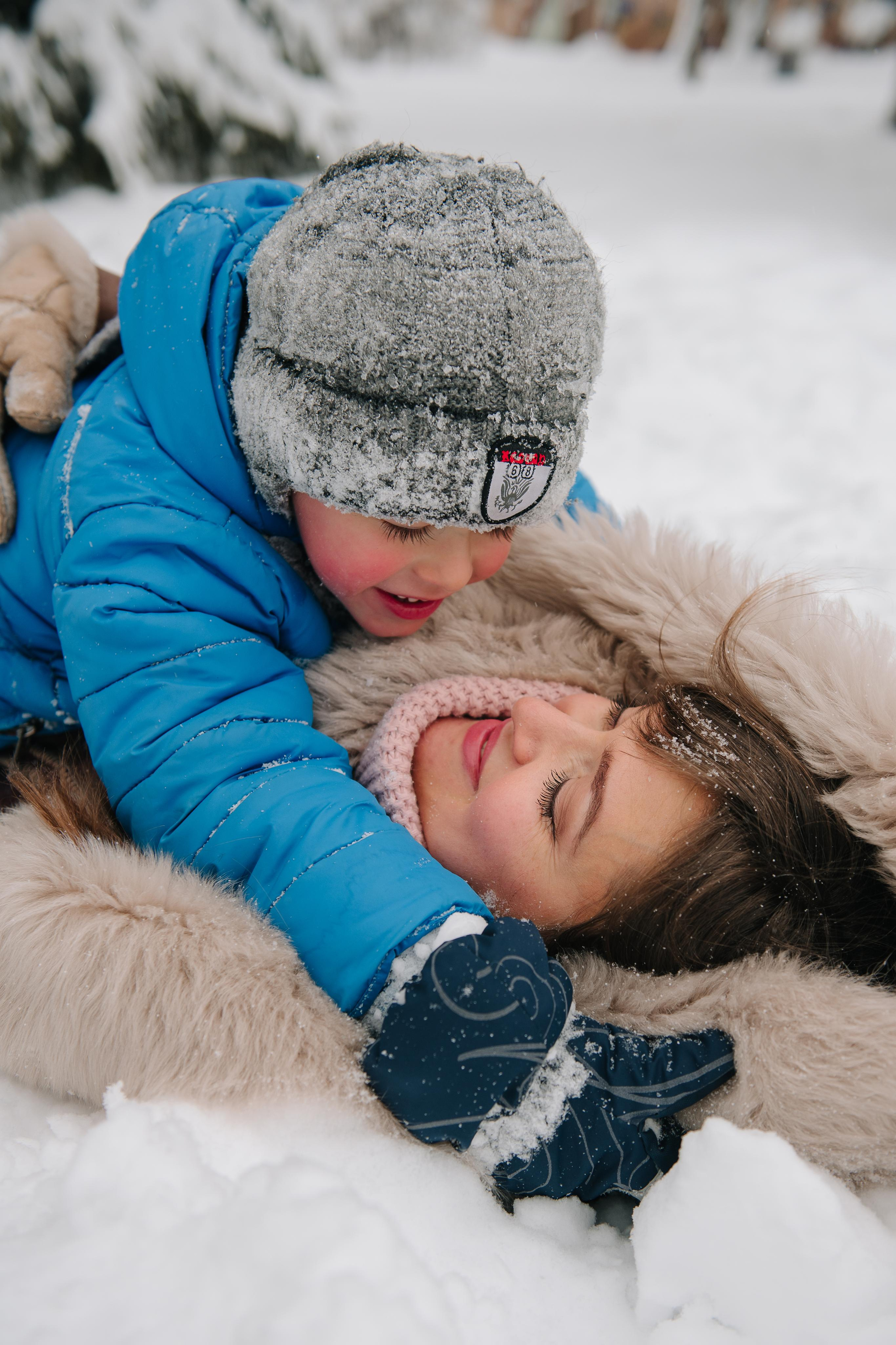 Снежная фотосессия. Андрей, Алла и Артур. Фотограф Валерия Голубева (Миронова)