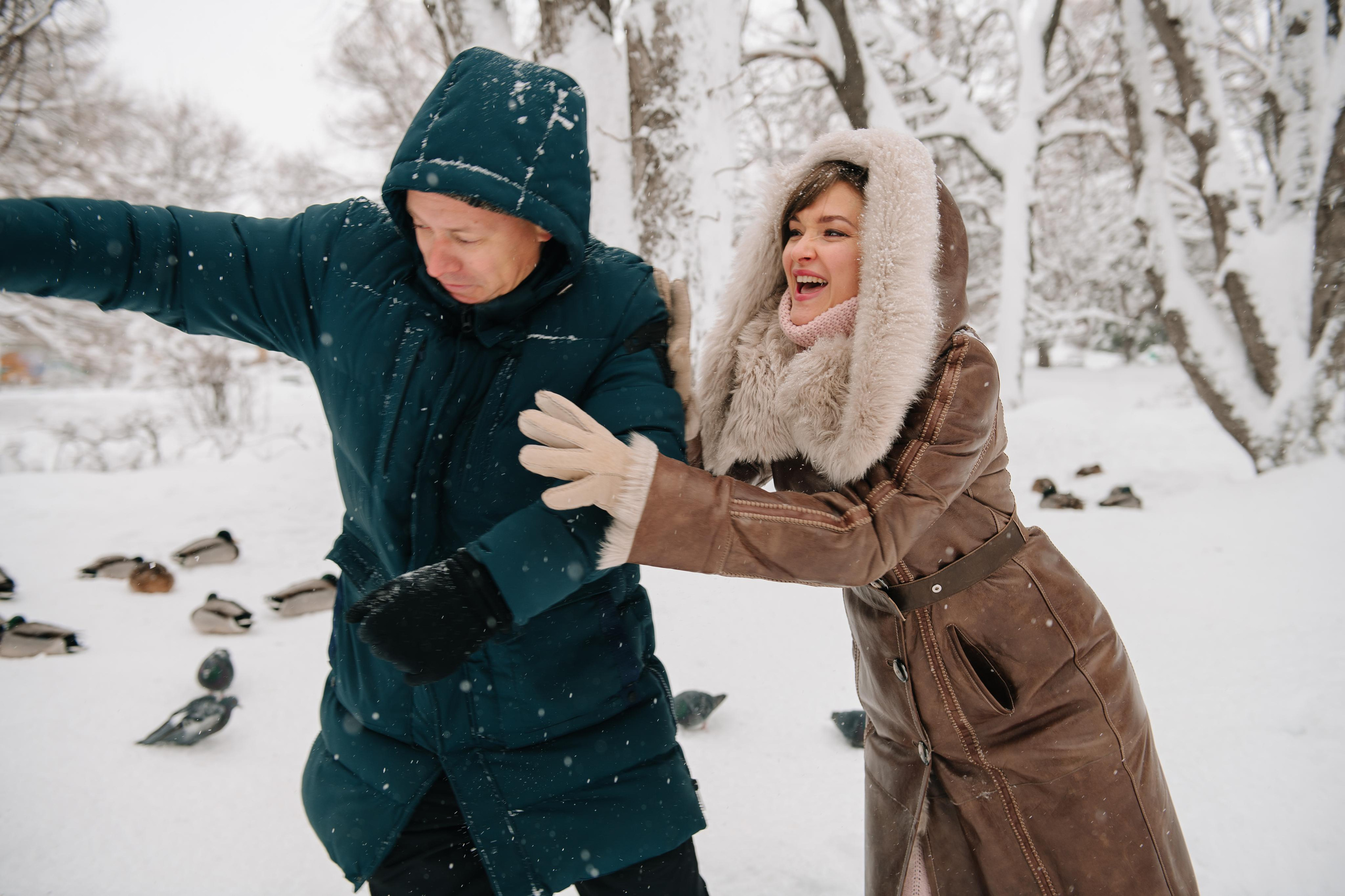 Снежная фотосессия. Андрей, Алла и Артур. Фотограф Валерия Голубева (Миронова)