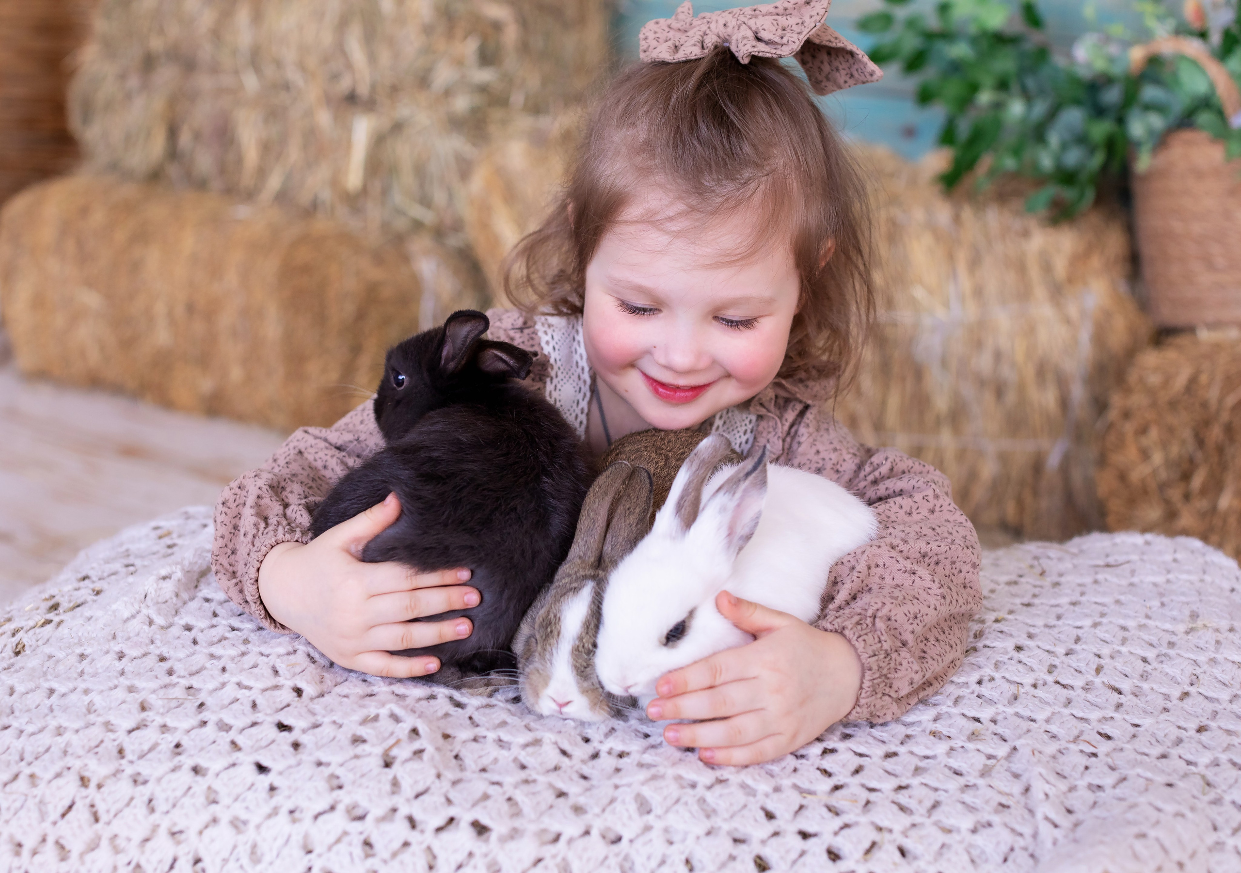 Фотосесии с Утятами и Кроликами (Пасхальные Фотосессии). Семейный и Детский фотограф в Москва Скворцова Татьяна