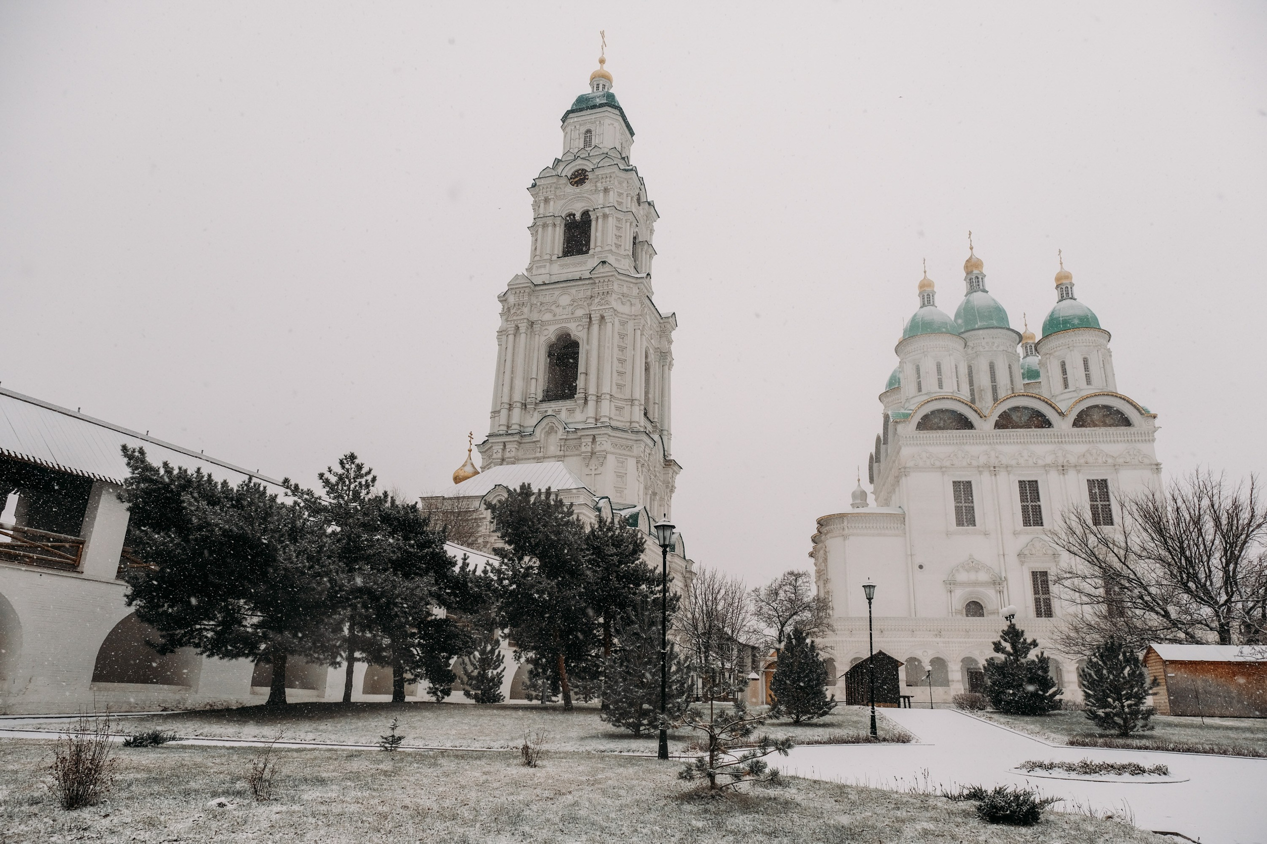 Снегопад. Фотограф Анатолий Деникин