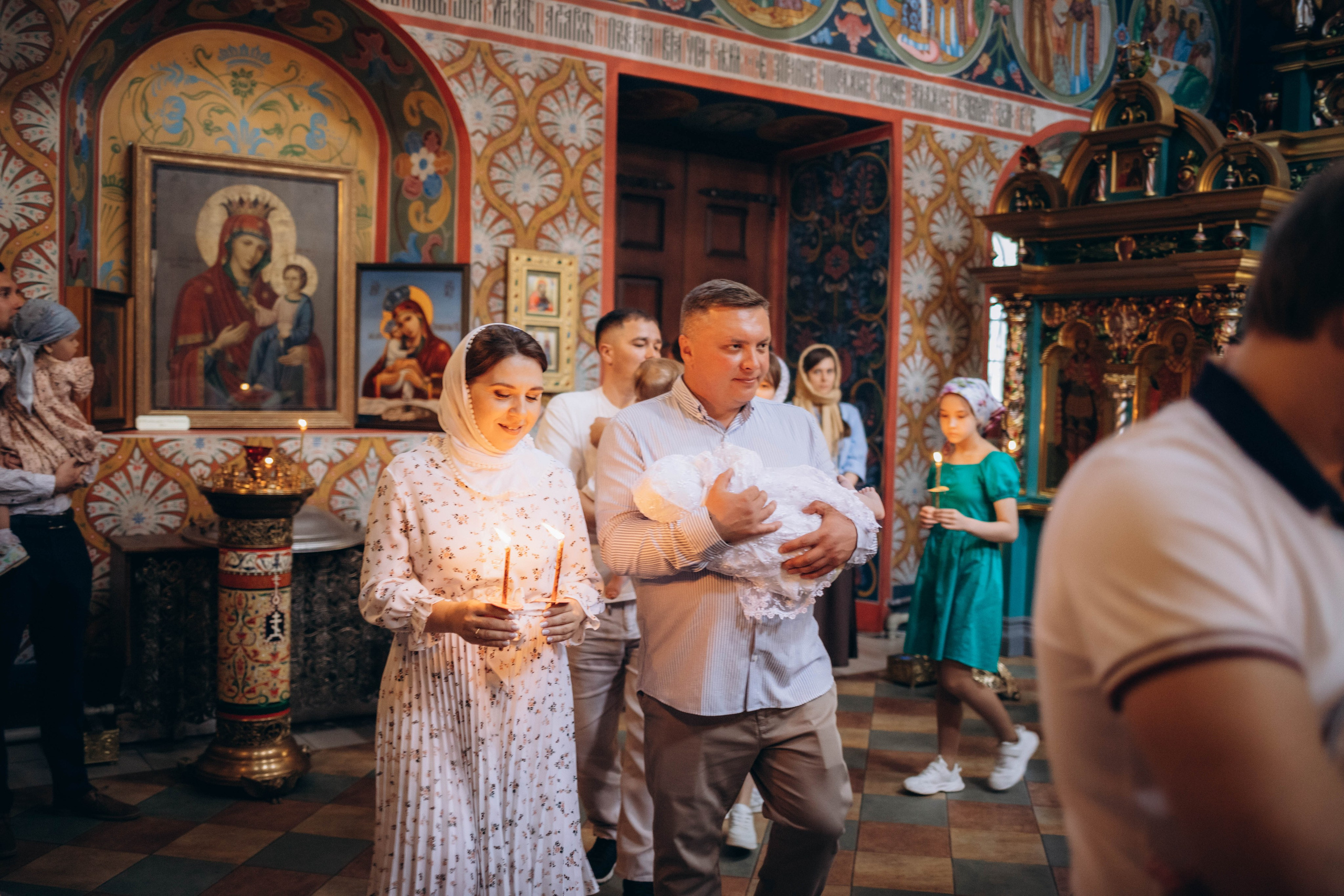 Крещение Ариши. Семейный и детский фотограф в Москве Александра Нараевская