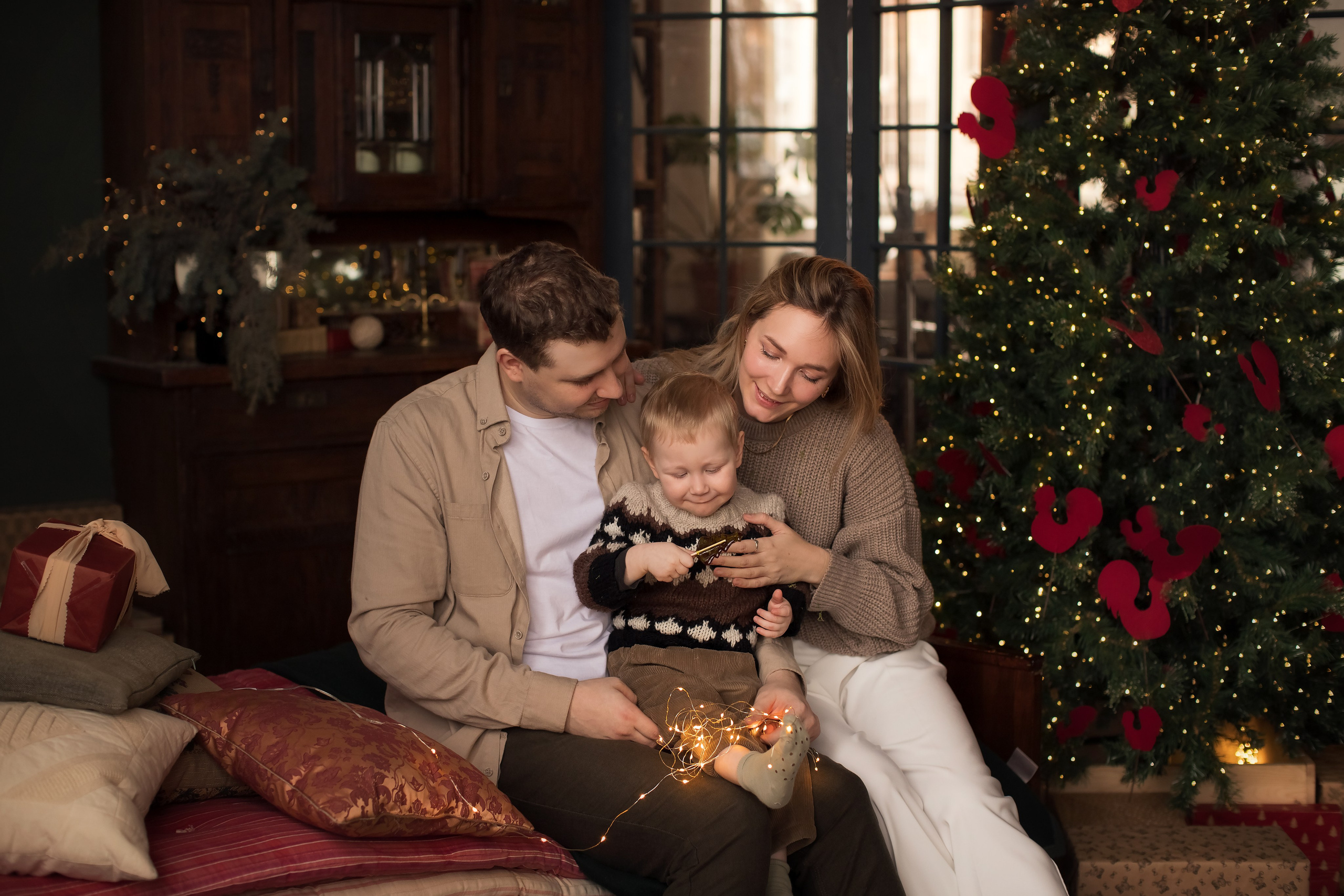 В теплых огоньках. Семейный и детский фотограф в Саратове Полина Коткина