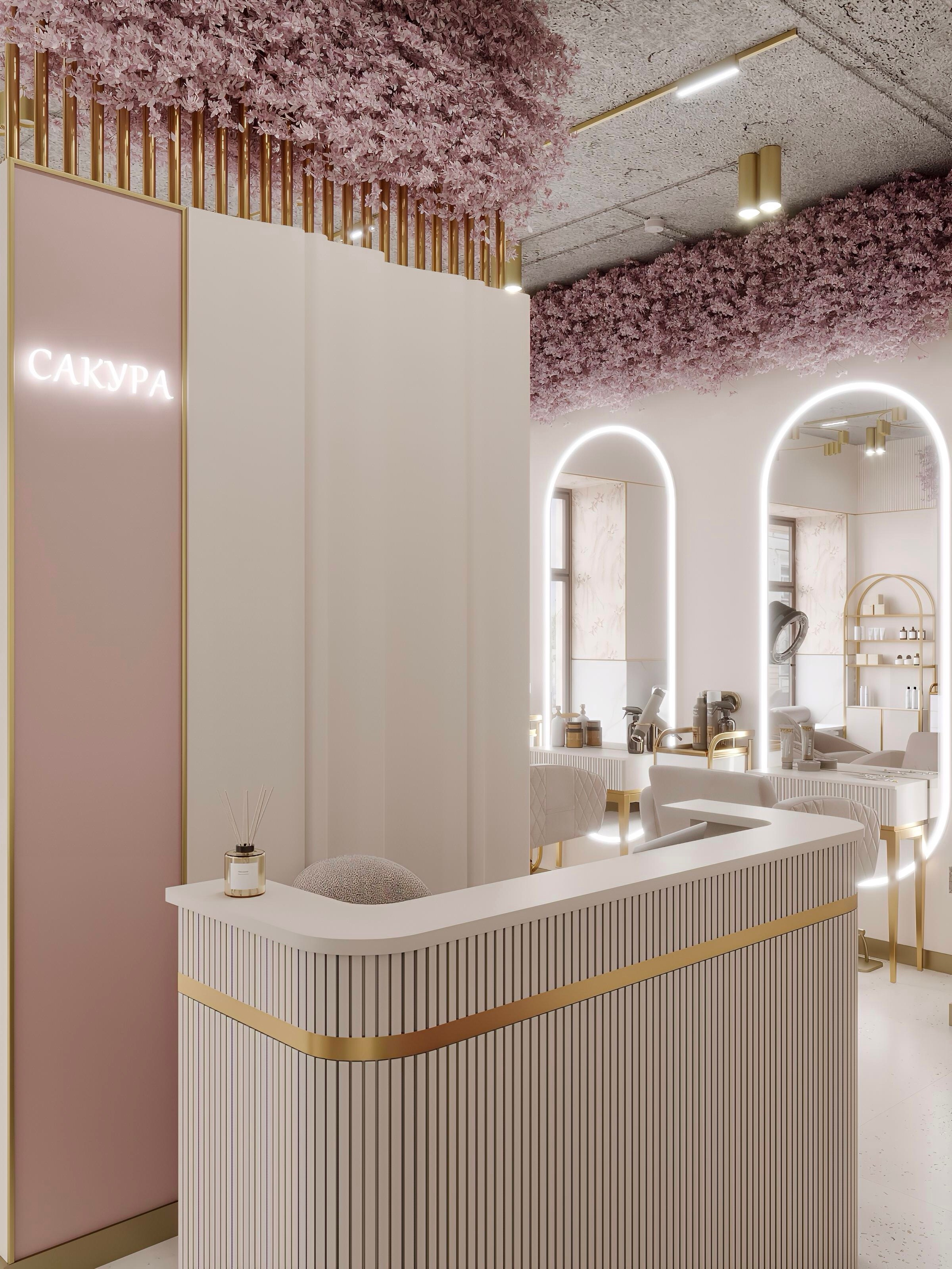 Дизайн интерьера салона красоты