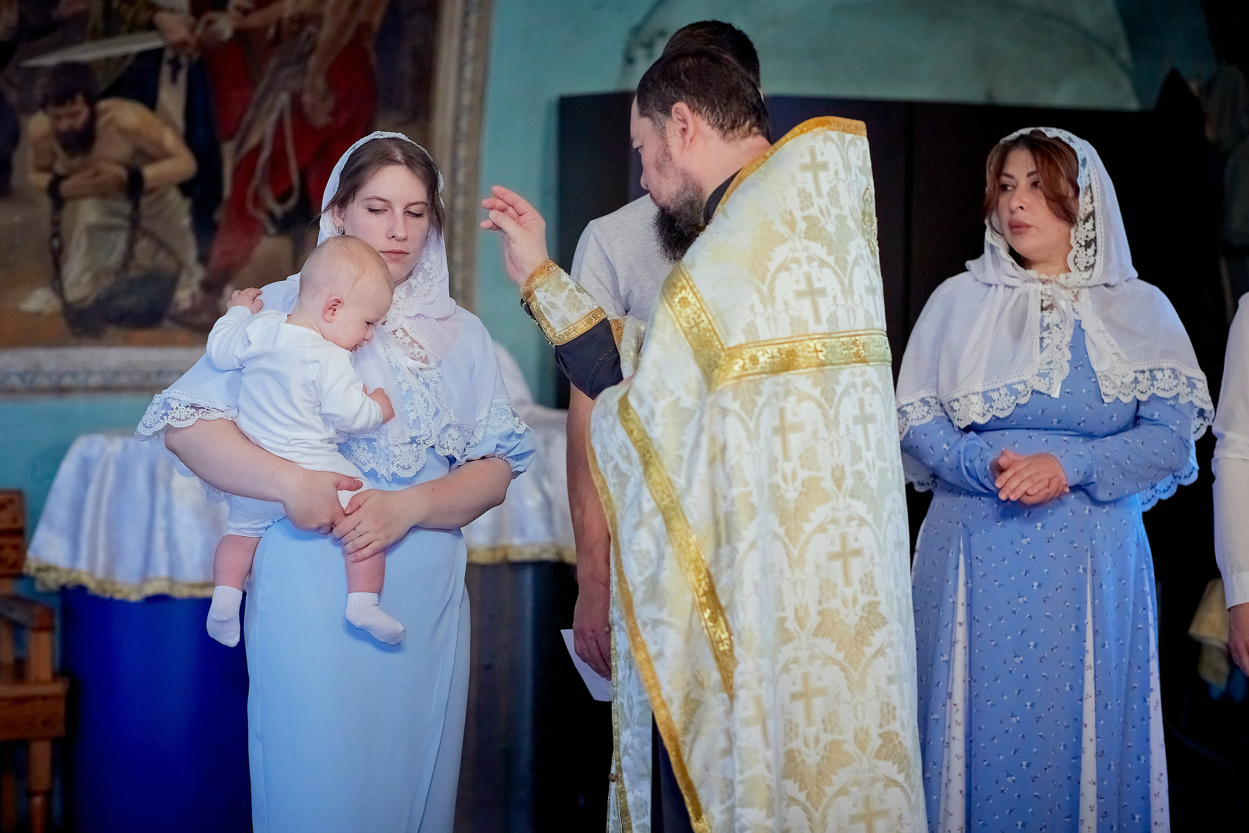 Крещение Егорушки. Семейный и детский фотограф в Ярославле Юлия Галашина