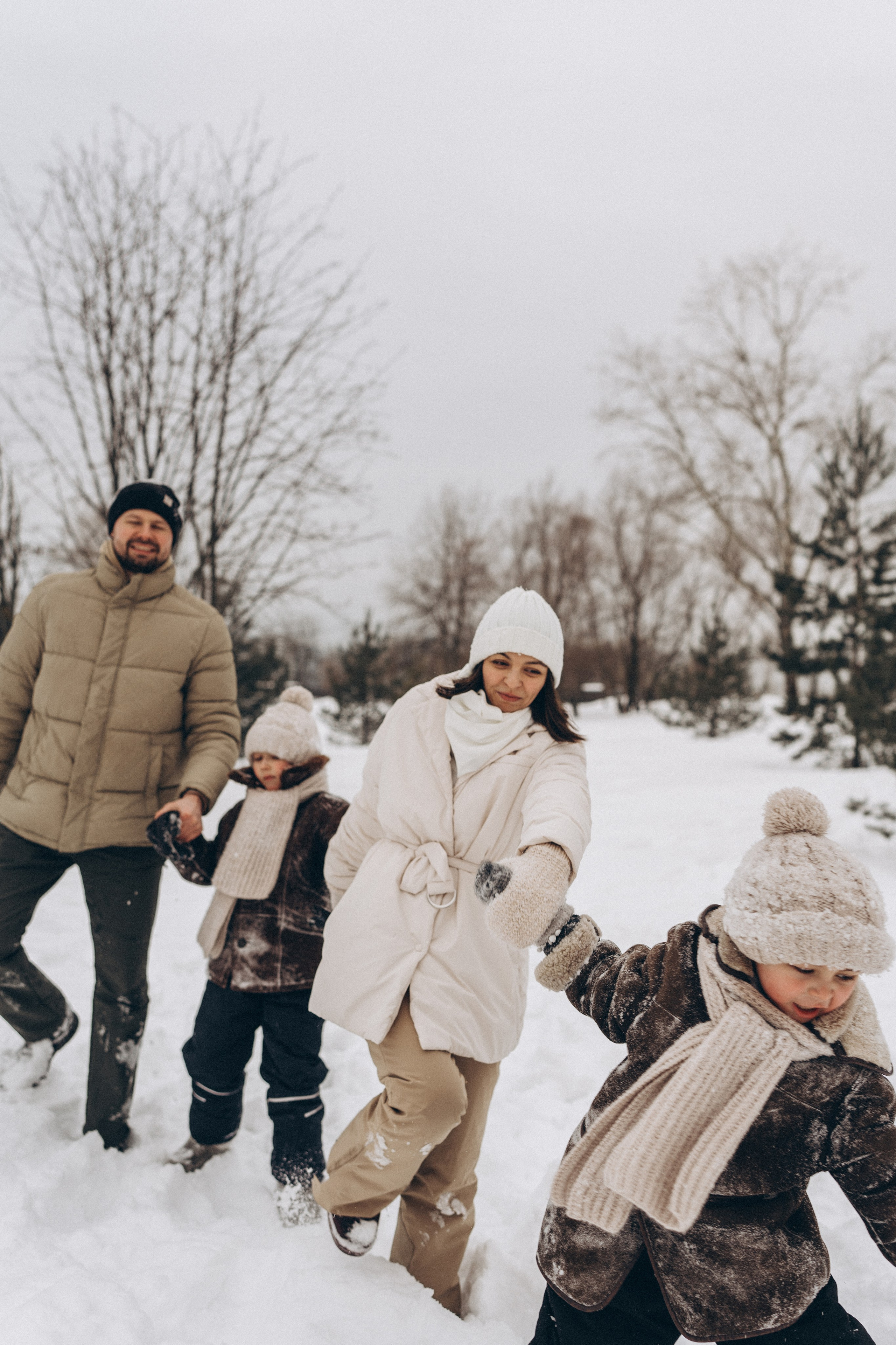 Зимняя семейная фотосессия. Детский, семейный и ньюборн фотограф в Москве Юлия Шуарт