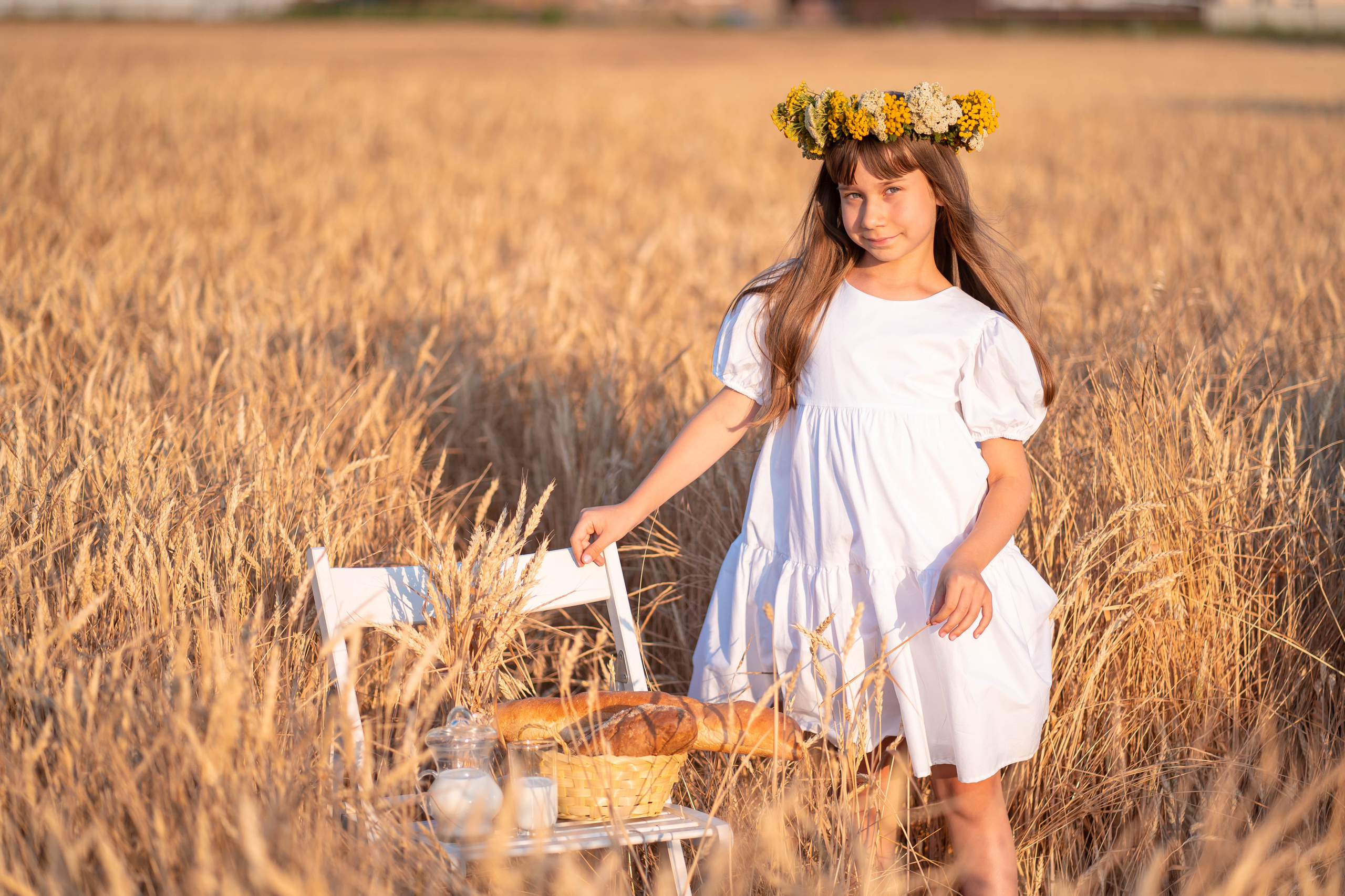 Фотосессия в пшенице Алёнушки. Семейный и детский фотограф в Ростове-на-Дону Екатерина Шевченко