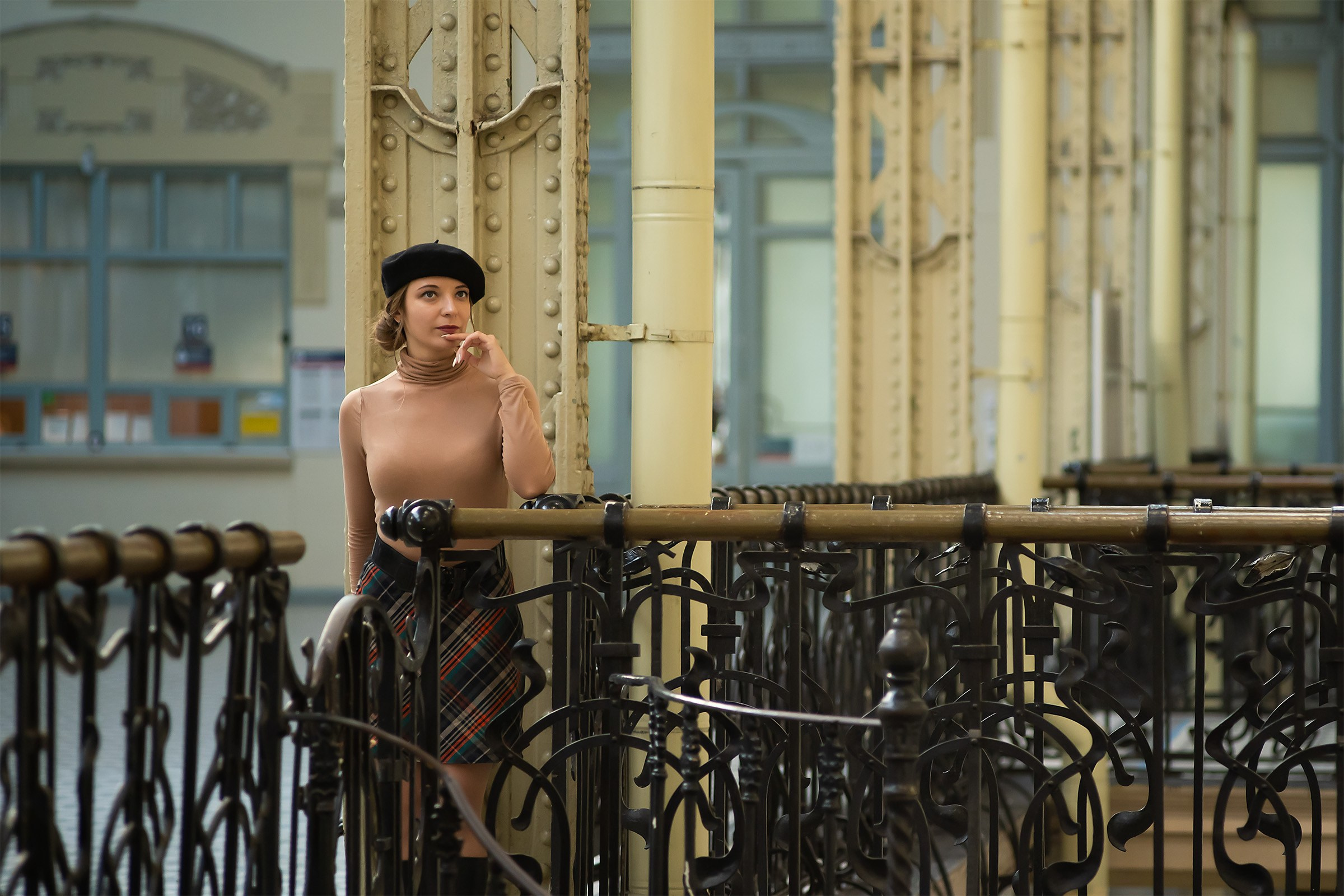 Лиза. Витебский вокзал. Портретный фотограф в Санкт-Петербурге Александр Быстрицкий