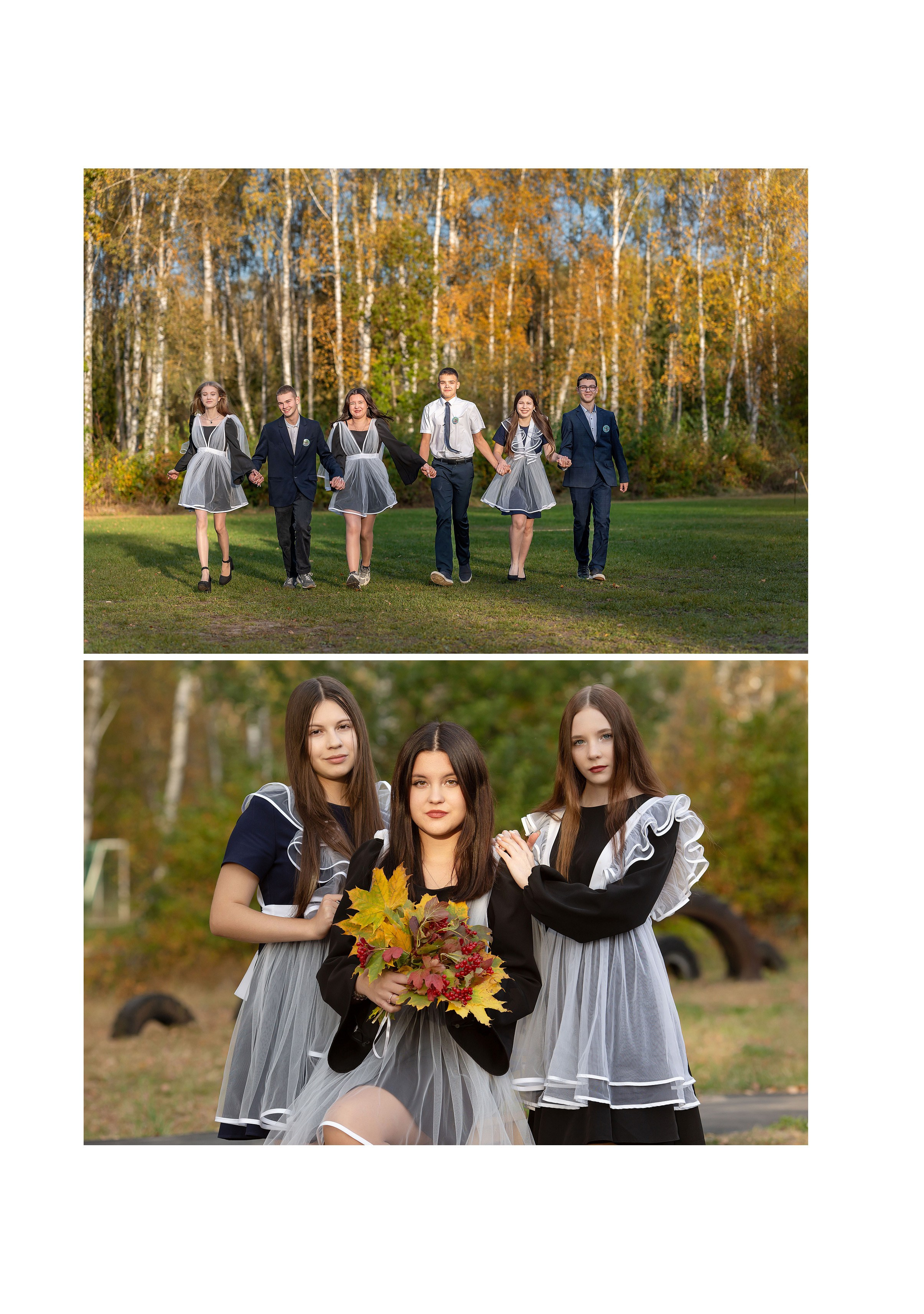 Альбом общей вёрстки для старшей школы 23×30 15 разворотов. Семейный фотограф в г. Воскресенск Наталия Молева