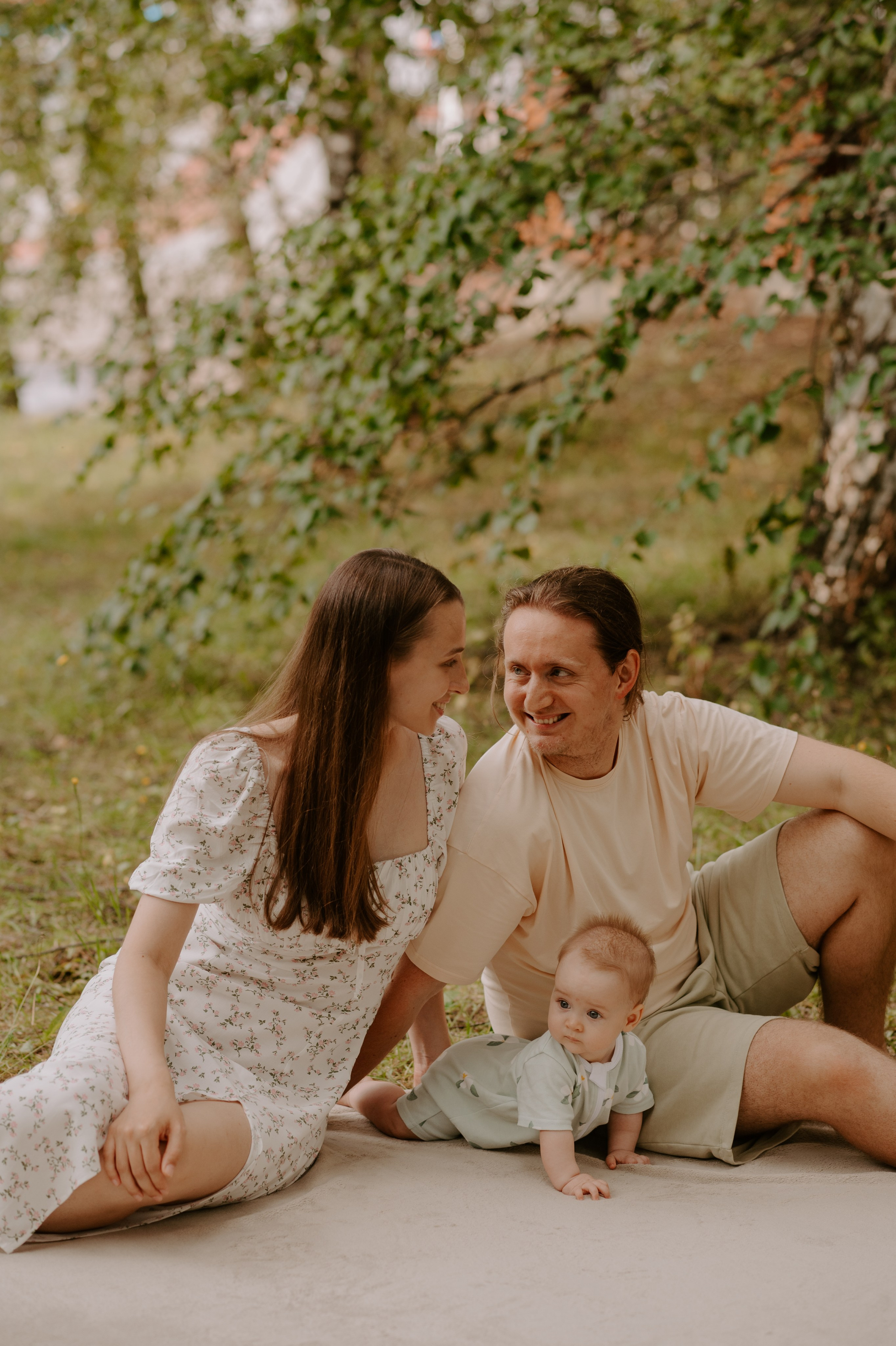 Пикничок втроем. Свадебный, репортажный и семейный фотограф в Москве Арина Зак