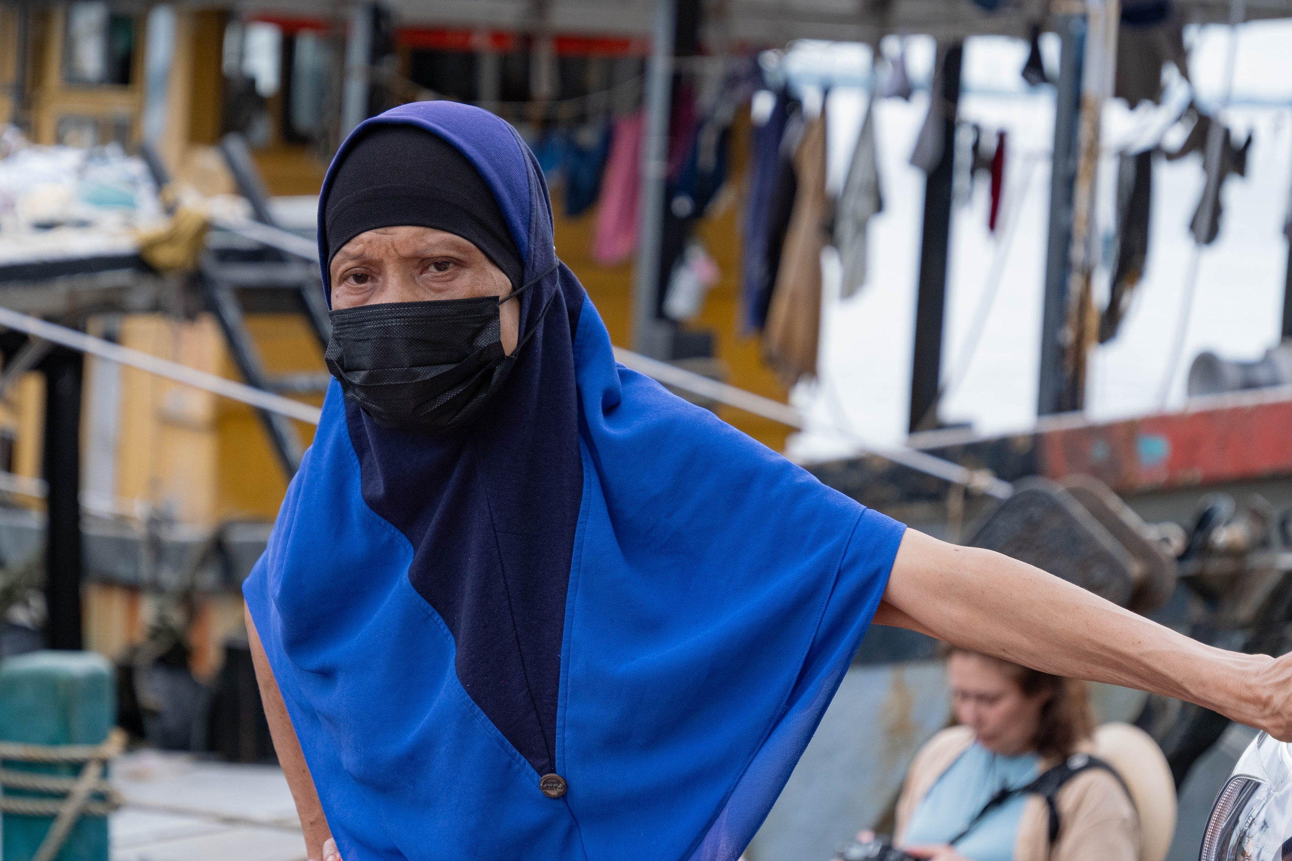 О. Борнео, г. Сандакан. Порт и рынок. Фотографии из путешествий