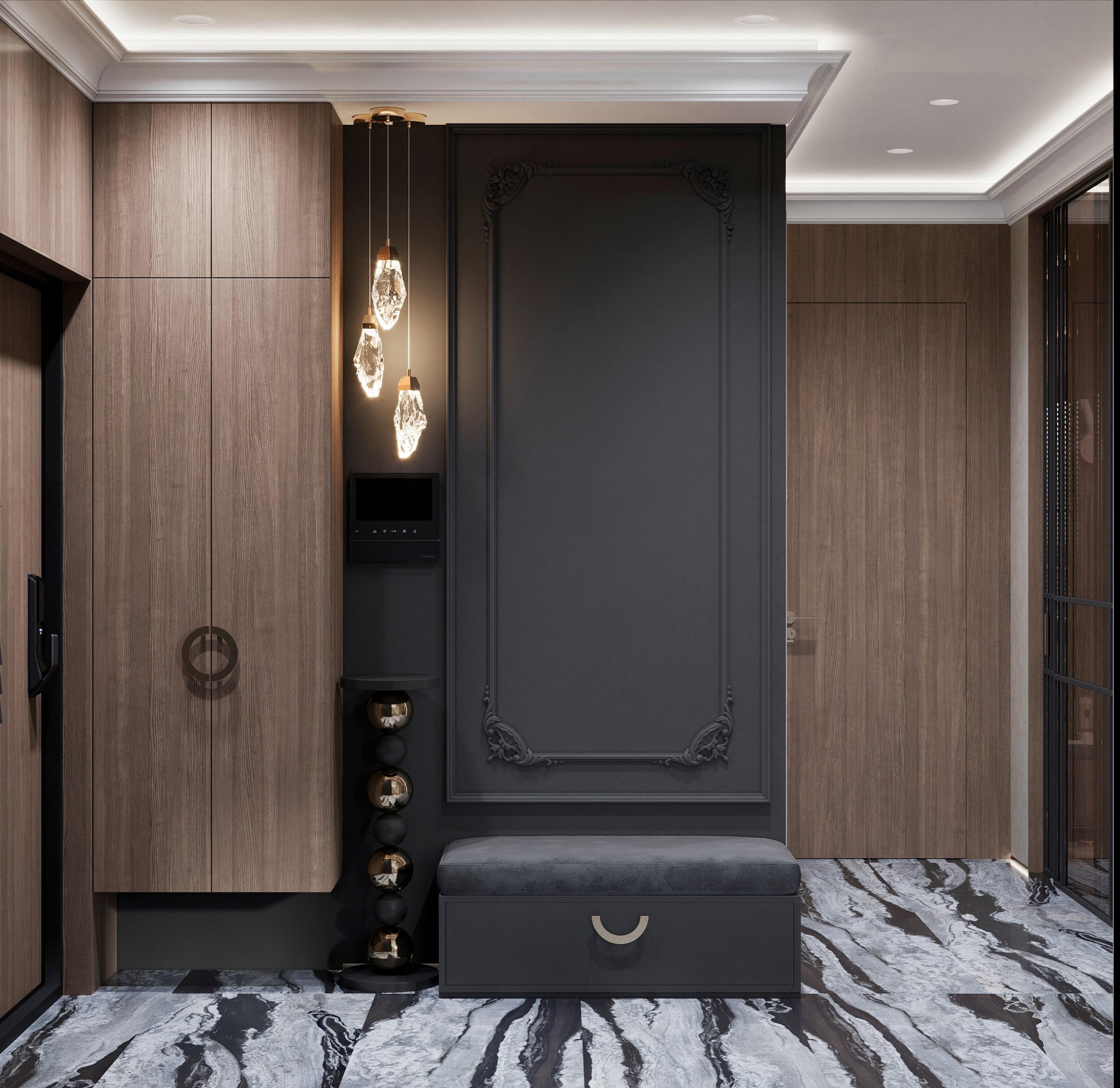 Квартира 142 м². Дизайнер интерьера Малюгина Ксения Санкт-Петербург