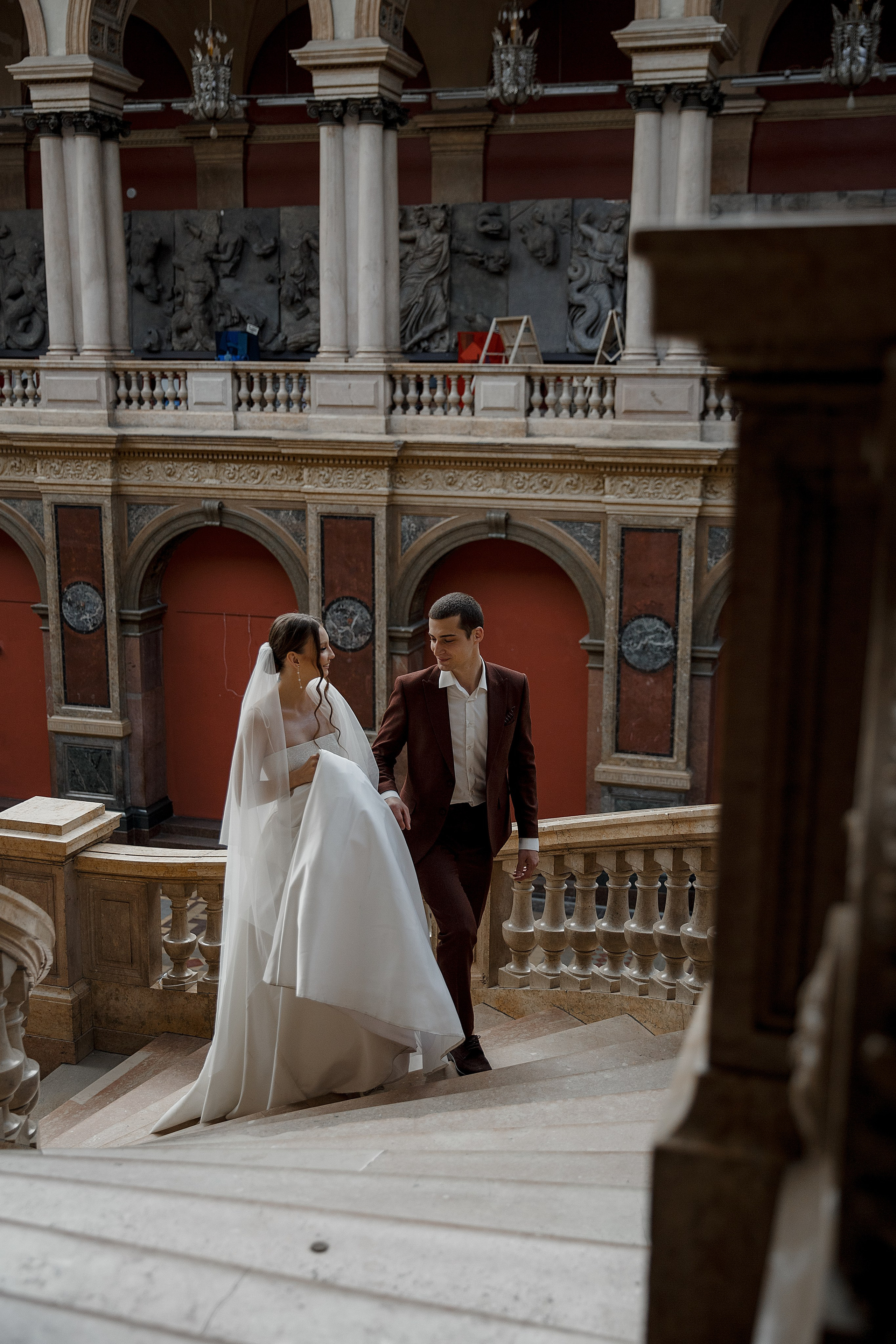 Свадебная в академии Штиглица. Свадебный фотограф Санкт-Петербург  Москва