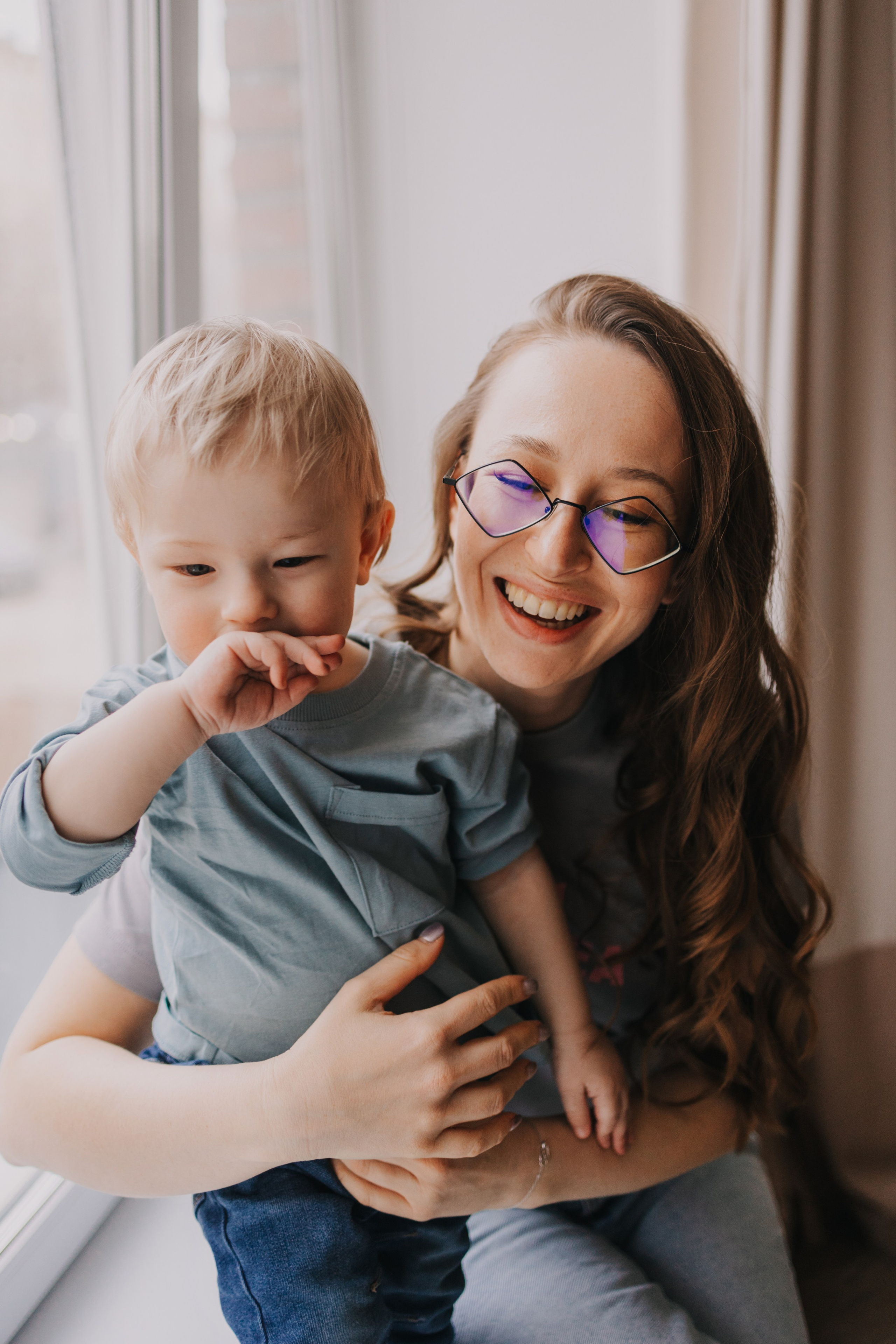 Большая семья. Домашняя фотосессия