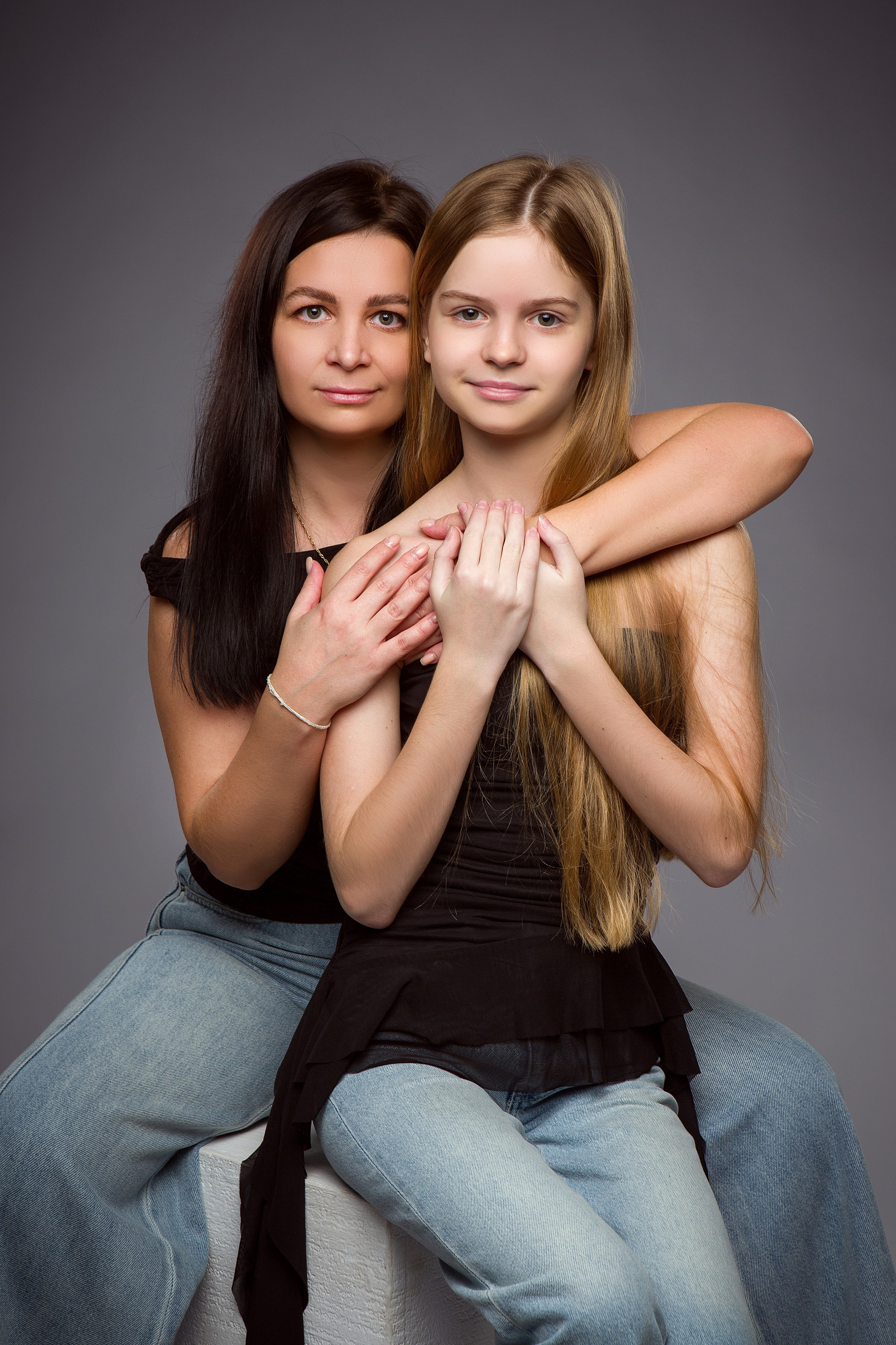 Мама и дочь. Фотограф Мария Кольцова