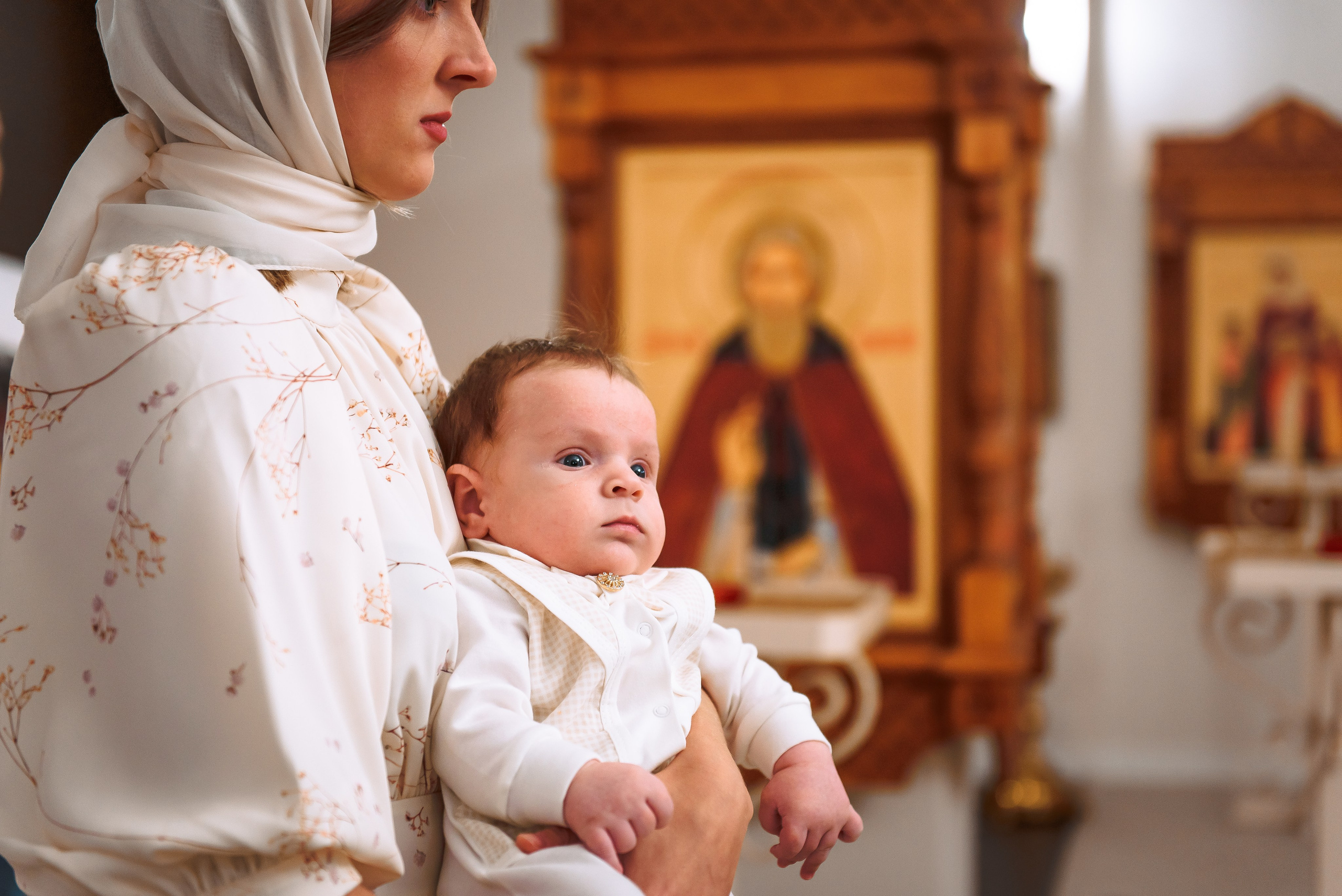Крещение в Храме иконы Божией Матери Неупиваемая Чаша. Свадебный и семейный фотограф в Москве Юлия Винник