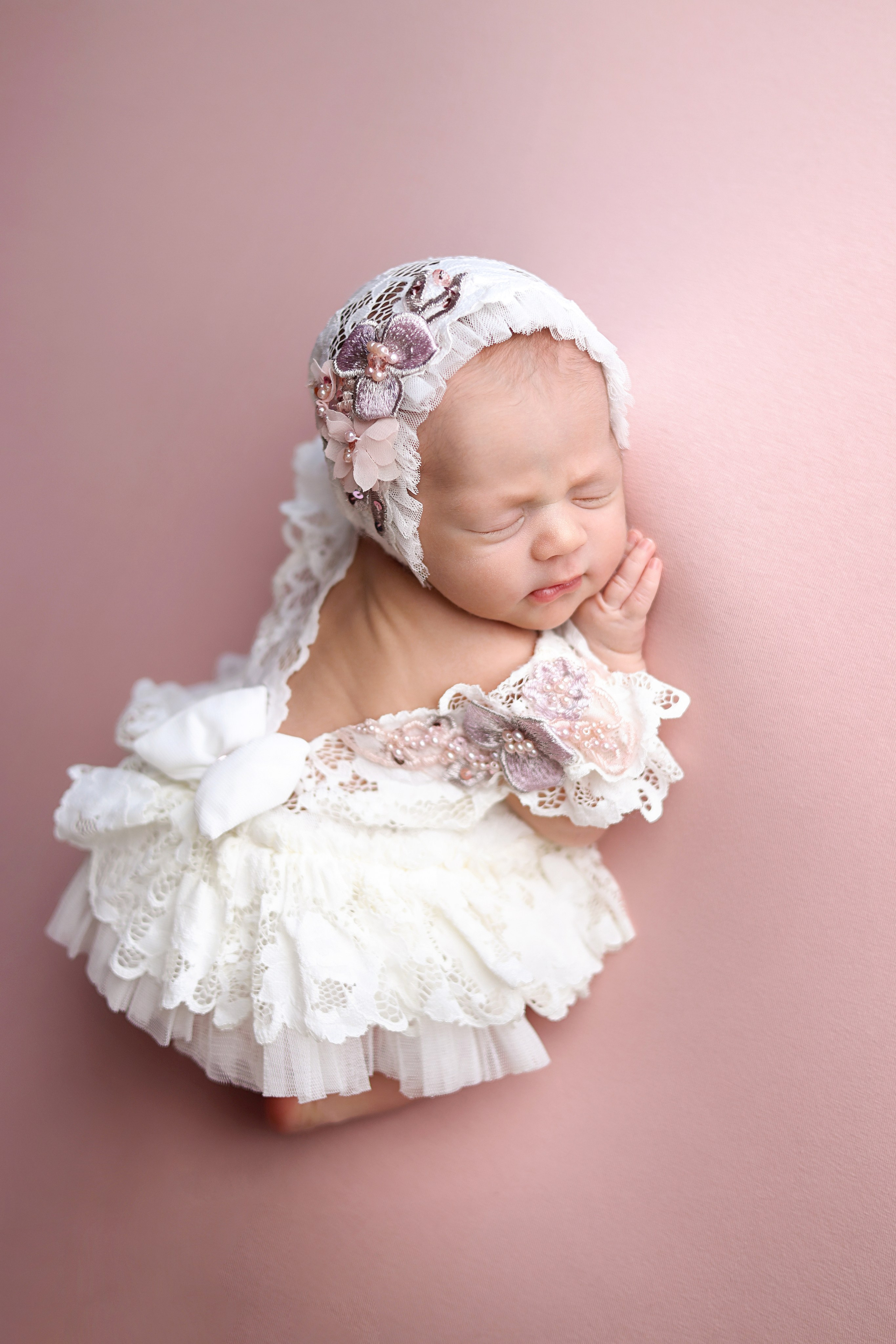 Ньюборн съемка Стефании, максимальный пакет. Фотограф новорожденных Москва. Ньюборн фотограф Москва