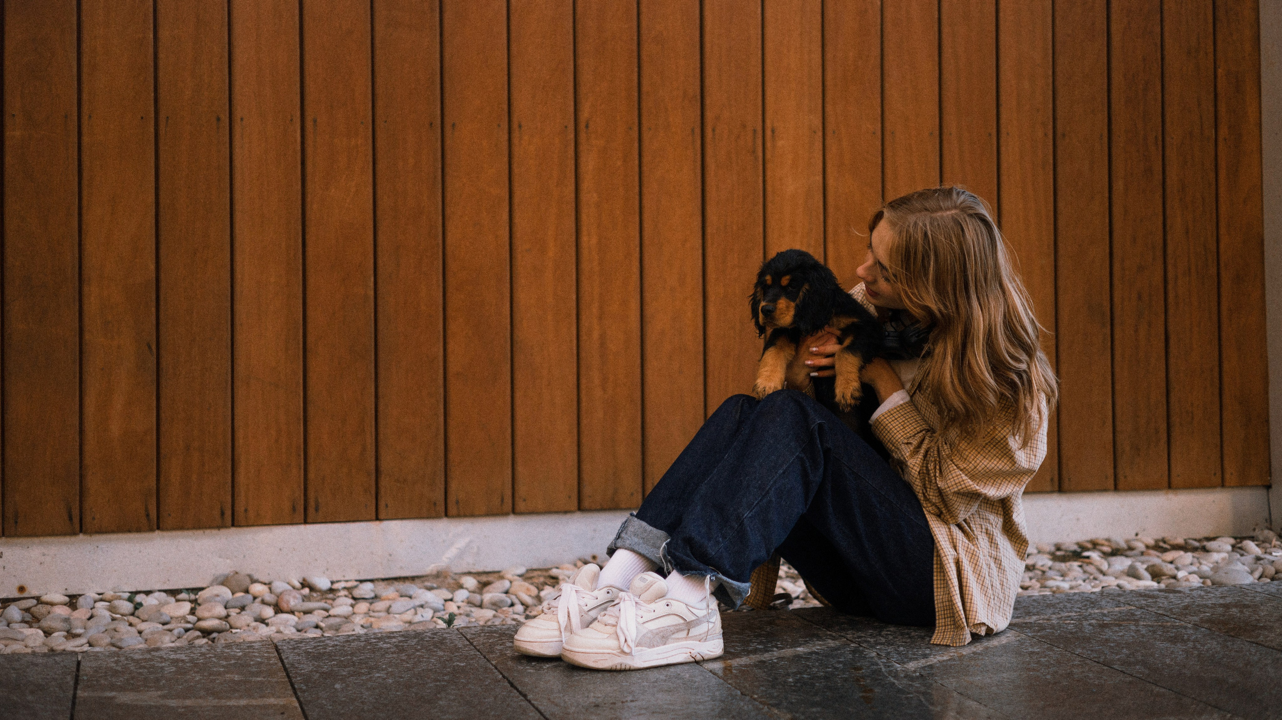 Аня и Ривер. Фотограф-анималист Богданова Полина