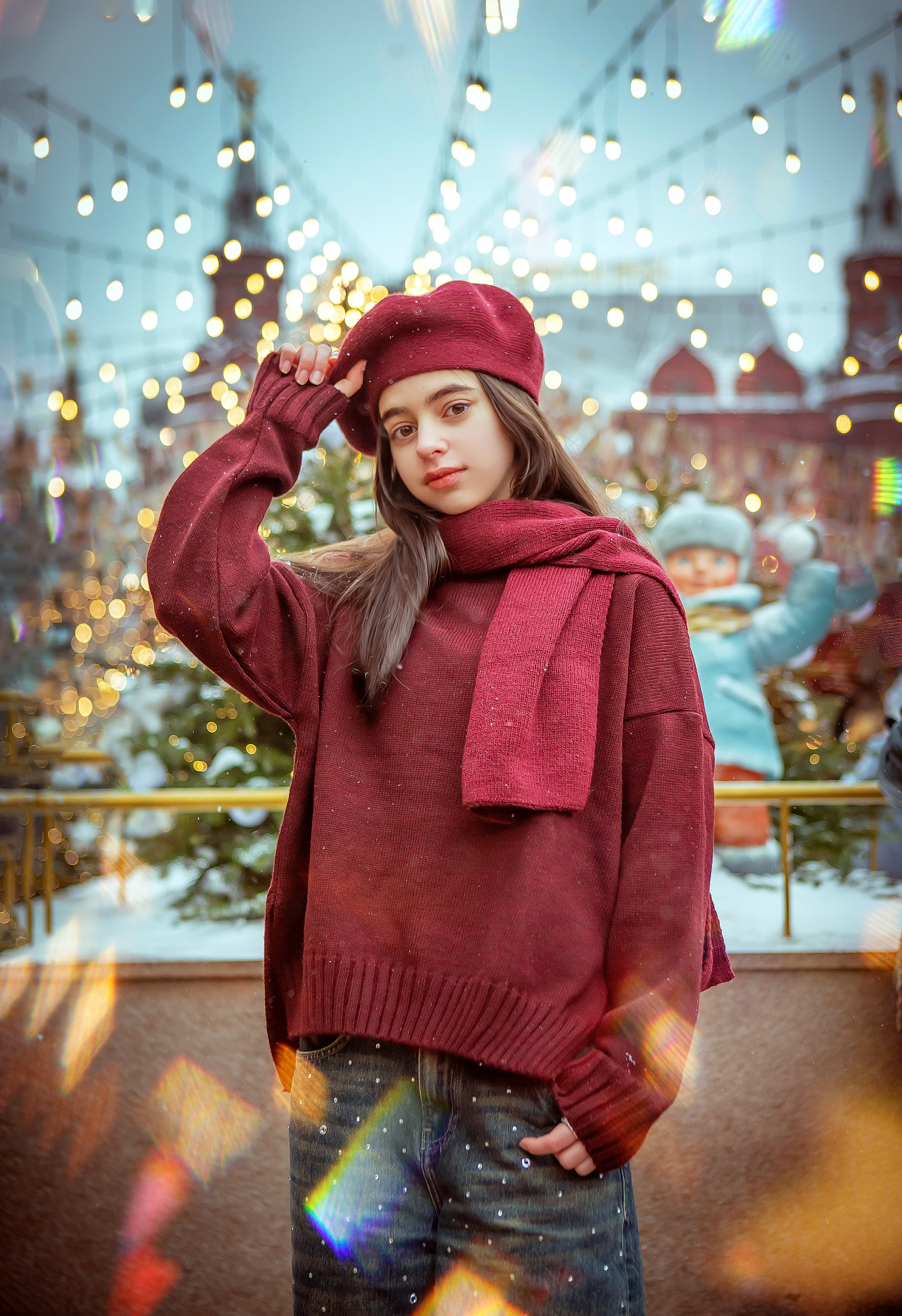 Новогодняя Москва. Мария. Фотограф Мария Кольцова