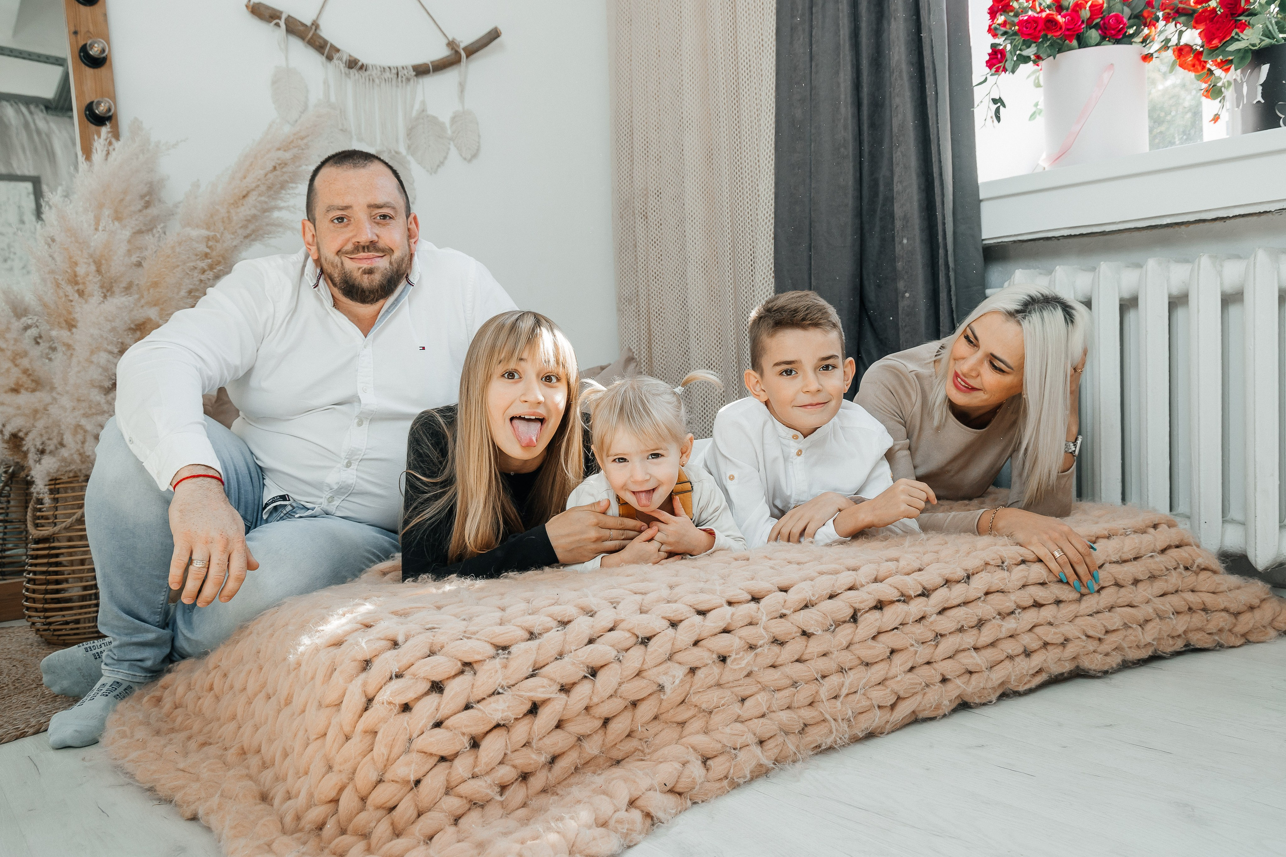 Светлана и Олег с детишками). Семейный и детский фотограф в городе Подолск МО Крылова Ирина