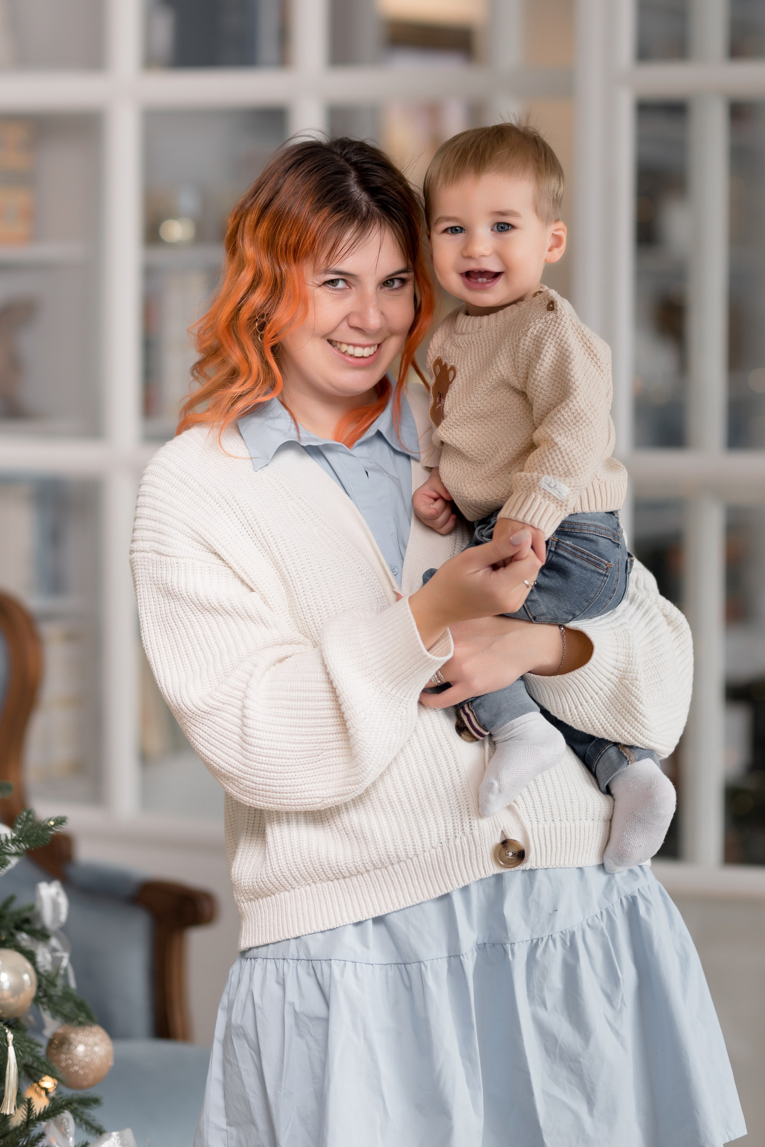 Новогодняя фотосессия Юлия и Саша. Портретный фотограф в г. Москва Солнцево Яковлева Анастасия