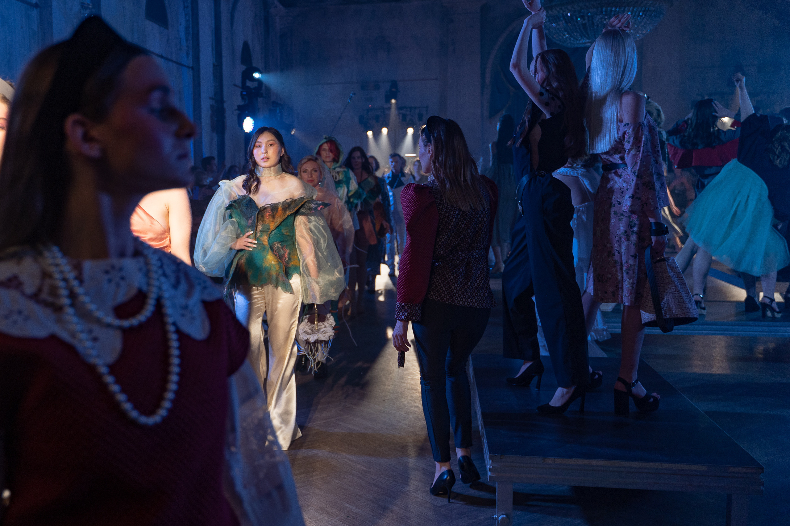 Выпускной показ модельной школы Сергея Луковского. Свадебный и семейный фотограф в Санкт-Петербурге Дмитрий Панин