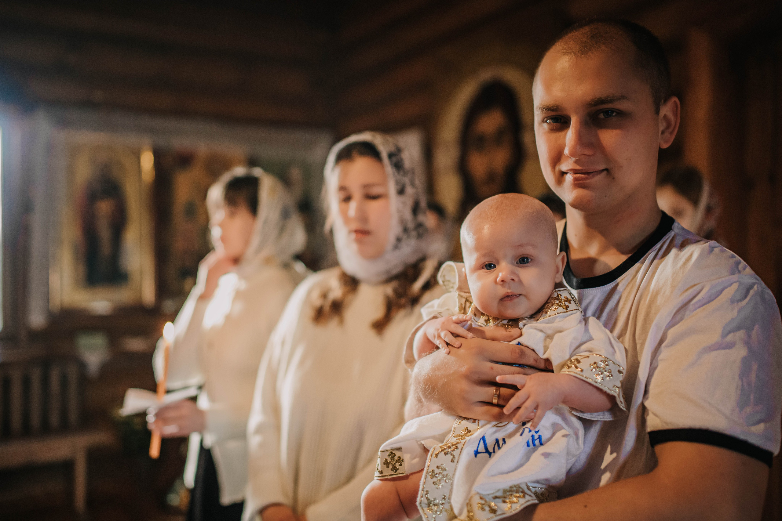 Крещение Дмитрия. Фотограф Дарья Маташкова