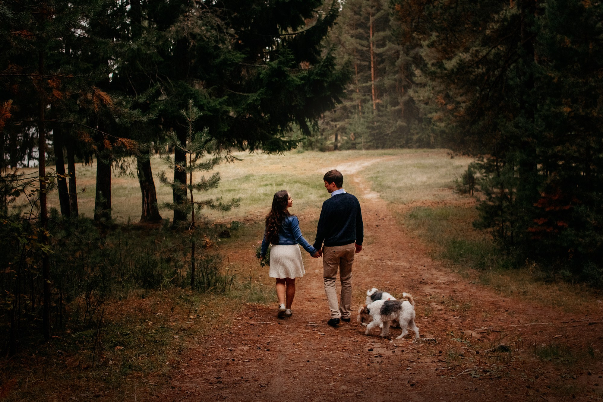 Наталья, Илья и фоксы. Фотограф Наталья Потапова