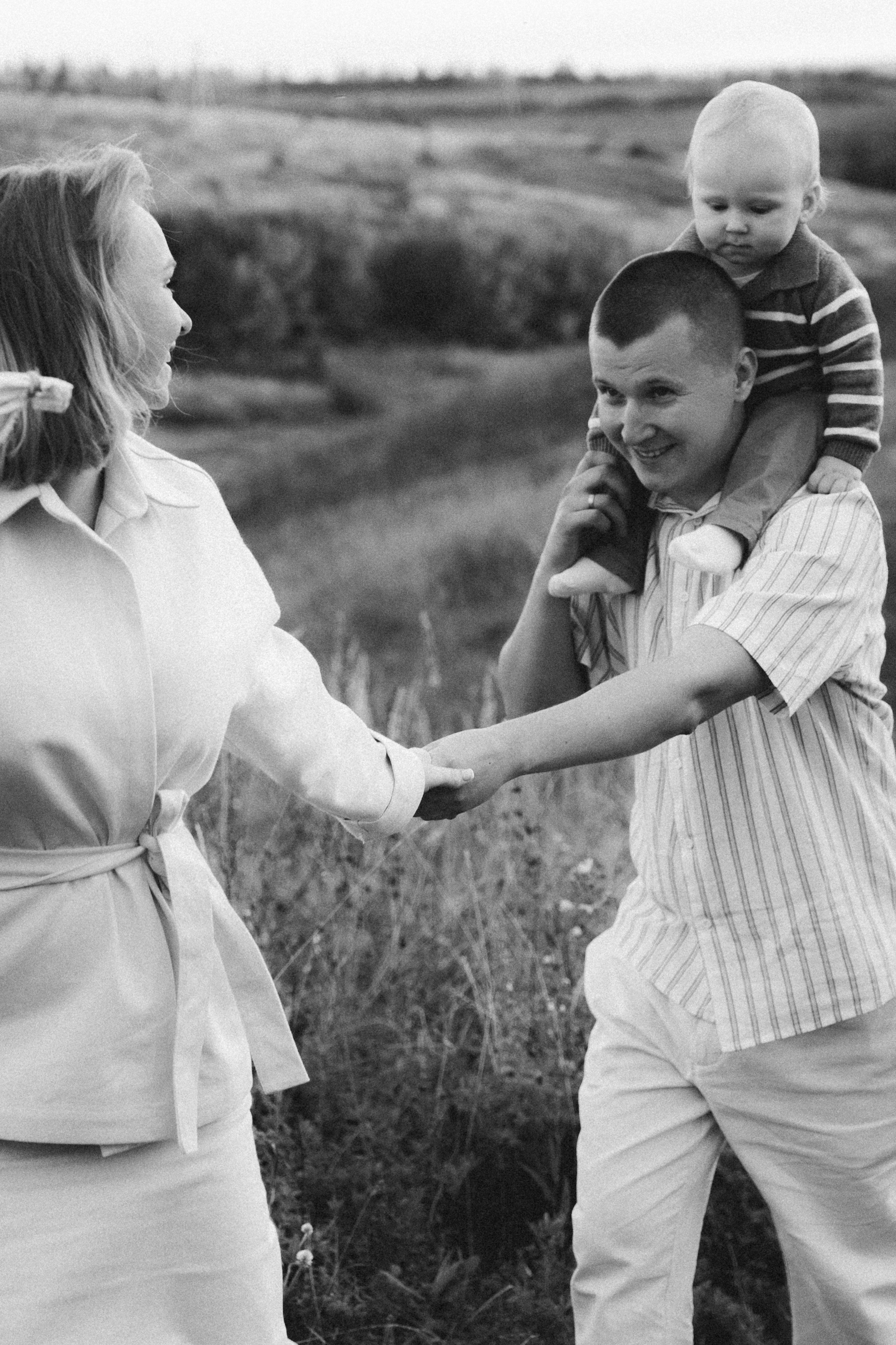 Сергей, Юля и Миша. Семейный фотограф • Домашние съемки в Нижнем Новгороде