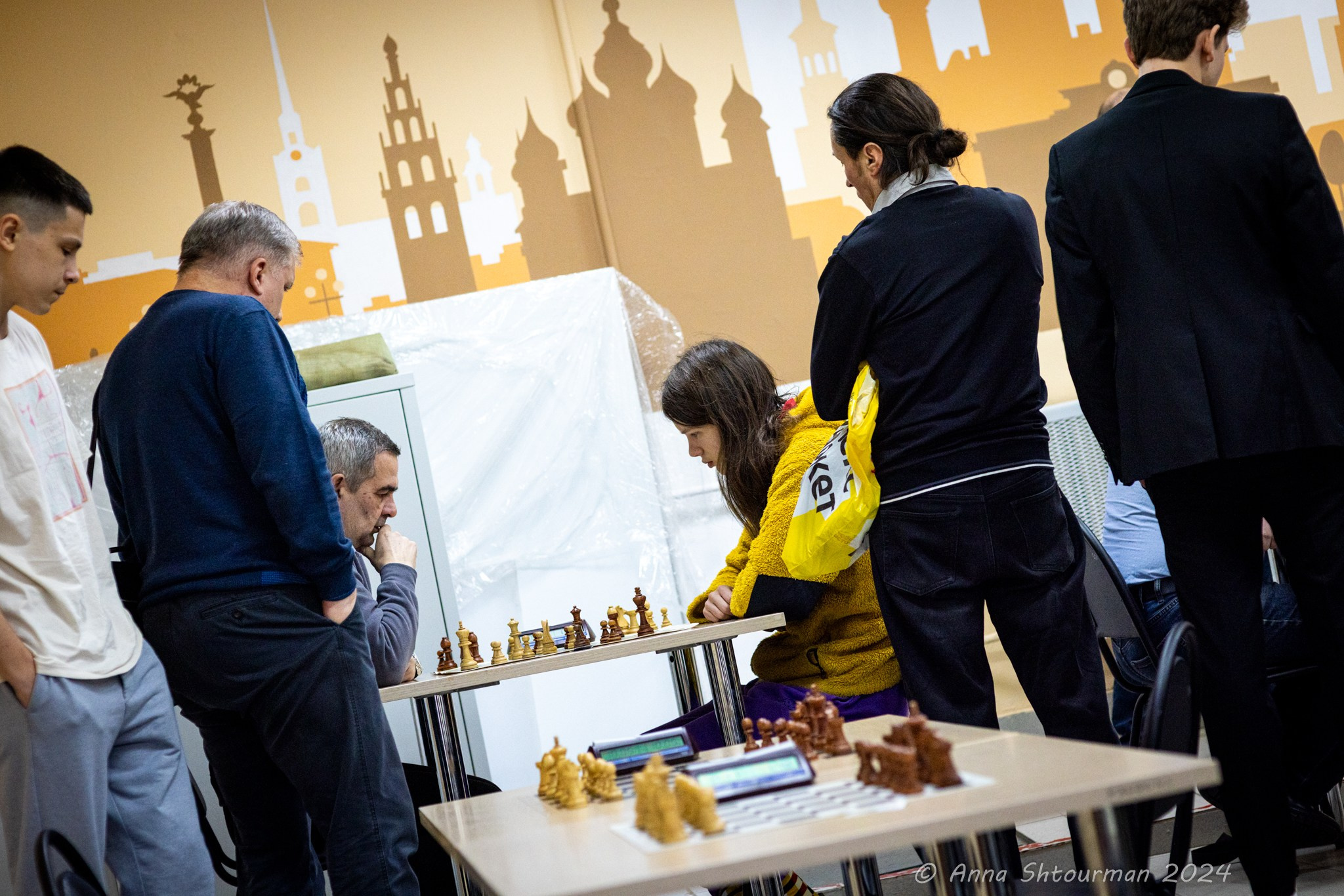 2024 Чемпионат Ярославской области по быстрым шахматам (Ярославль, Россия). Фотограф Анна Штурман (репортажная съёмка любых событий и мероприятий) Anna Shtourman photographer