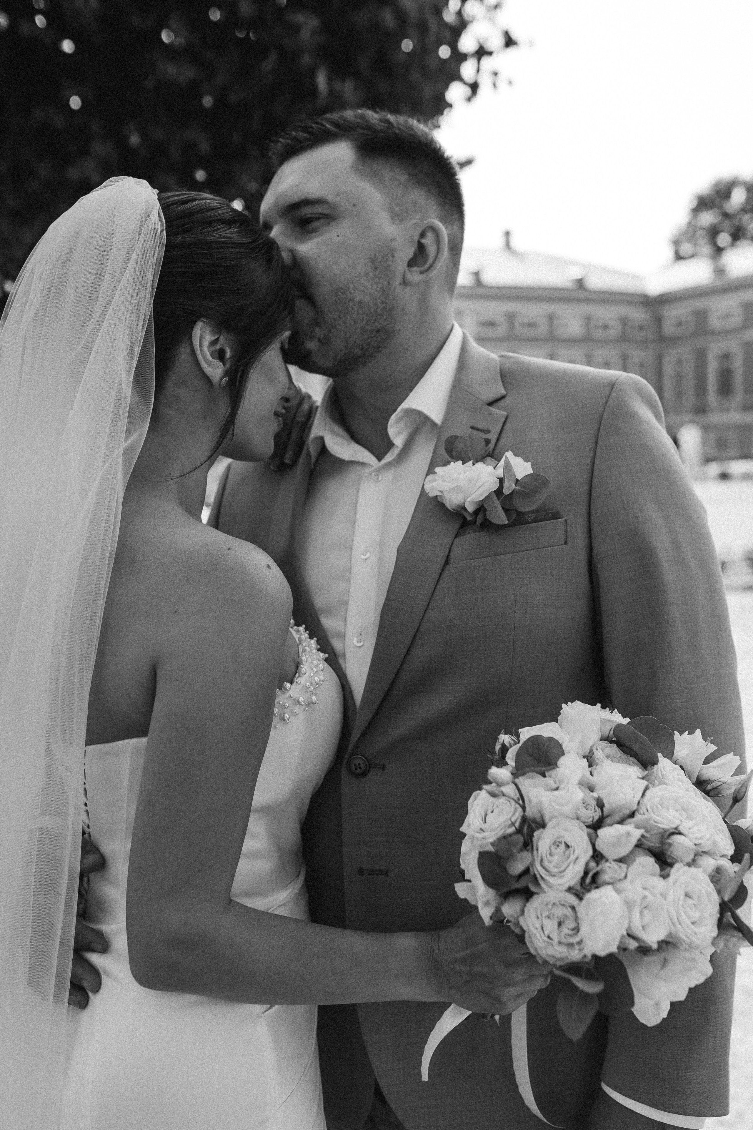 Свадебная фотосессия в Москве, парк Кусково. Свадебный фотограф в Москве Анна Полушина