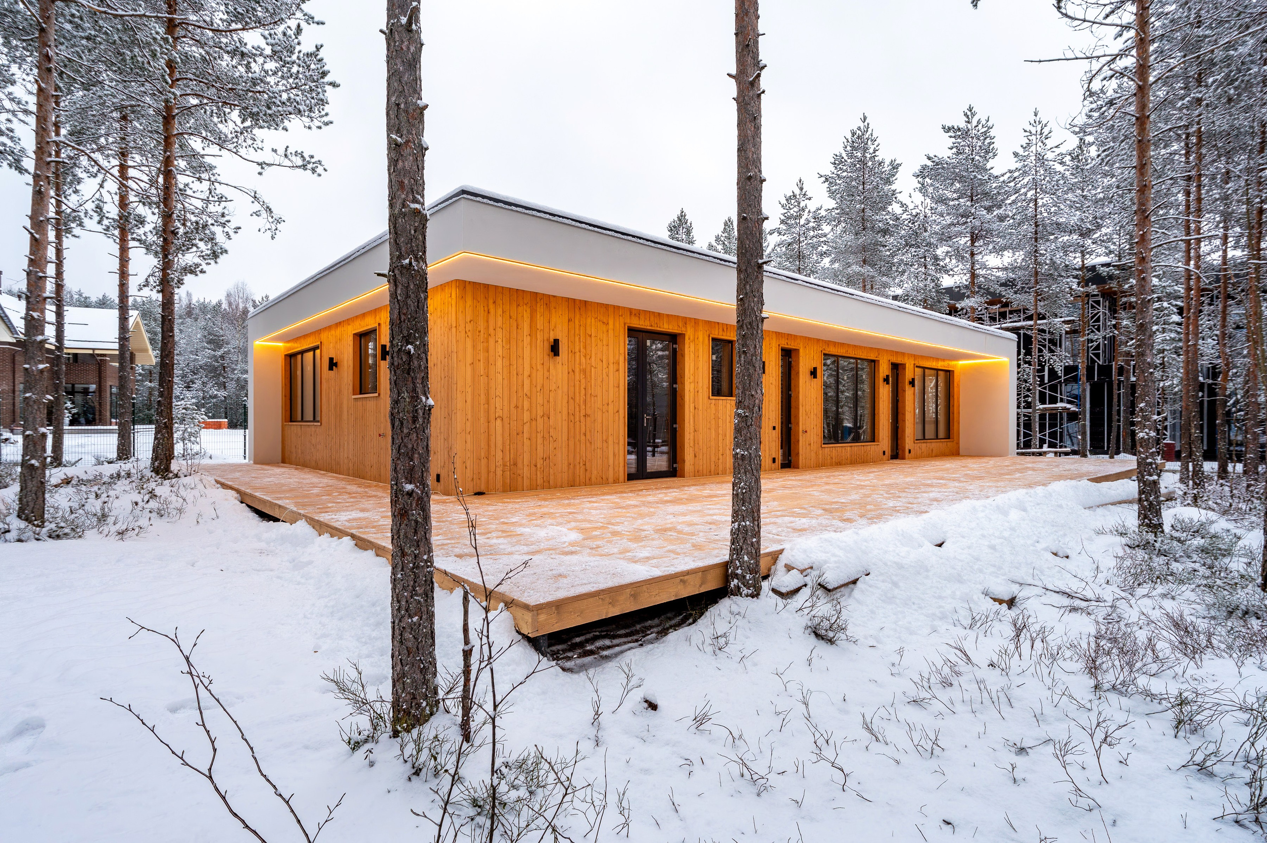 Строящийся дом в Курортном районе. Интерьерный фотограф. Фото- видеосъемка недвижимости Санкт-Петербург