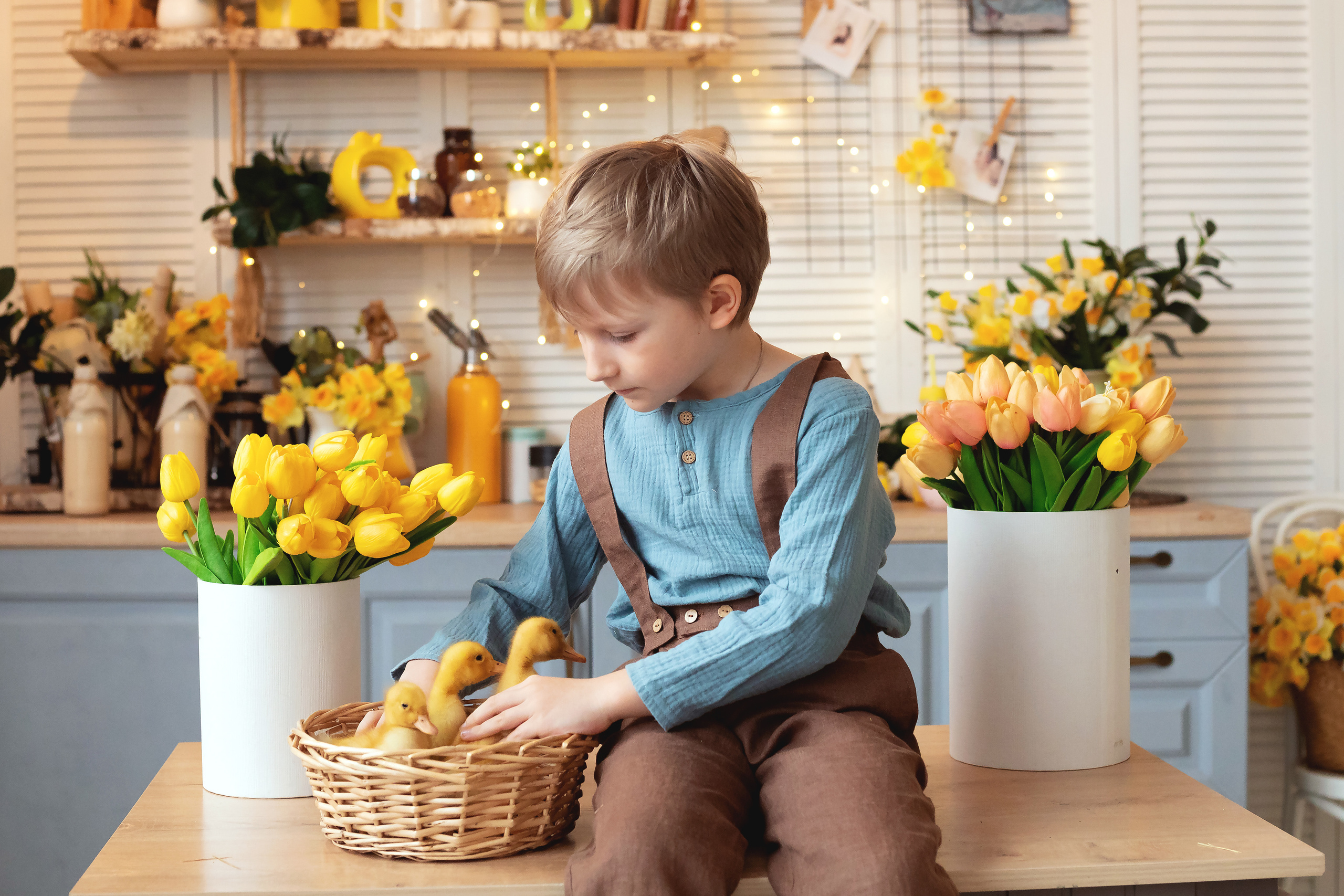 Фотосесии с Утятами и Кроликами (Пасхальные Фотосессии). Семейный и Детский фотограф в Москва Скворцова Татьяна