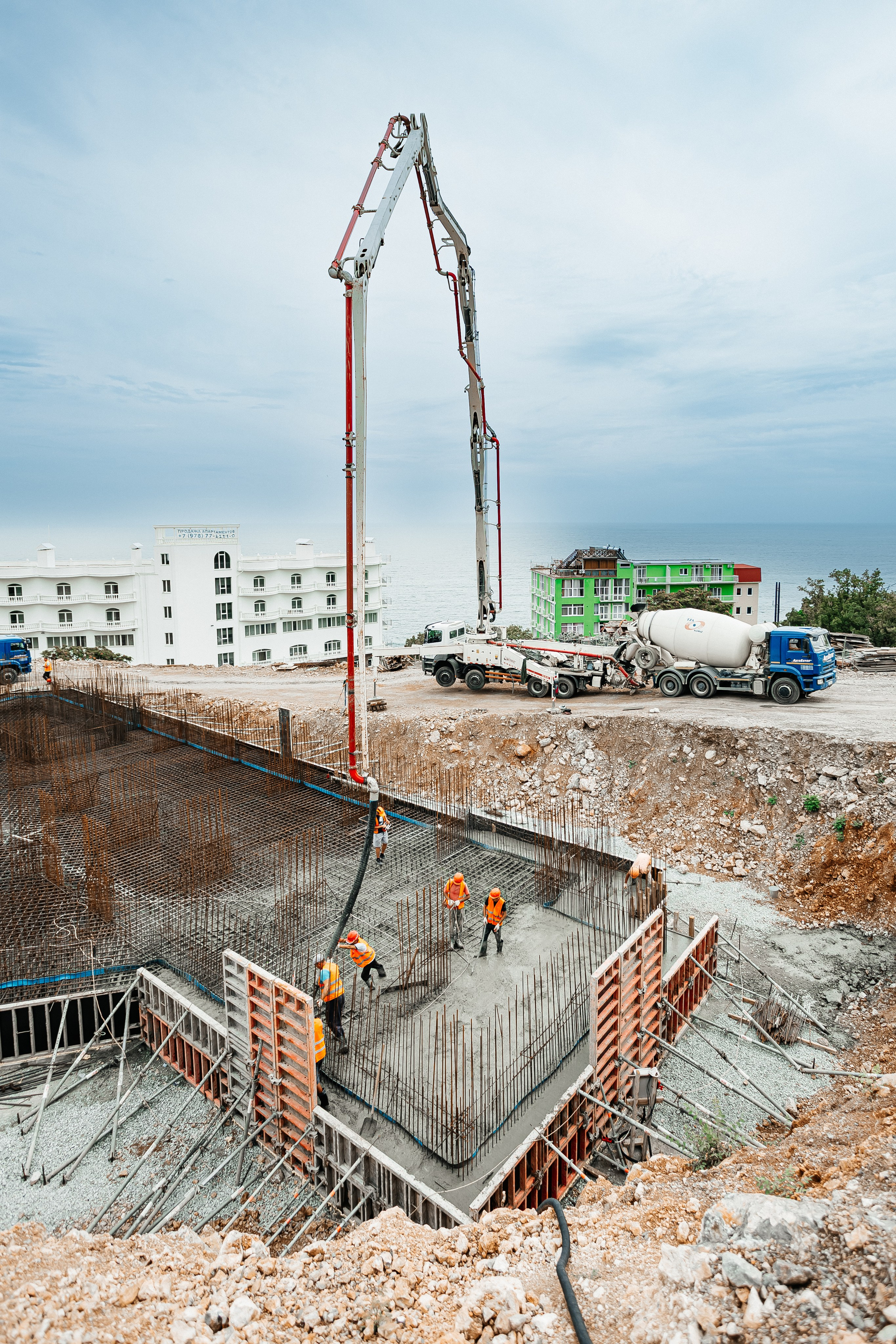 Комплекс апартаментов Letto, заливка бетона_16.09.2024. Аминов Руслан | Фотограф
