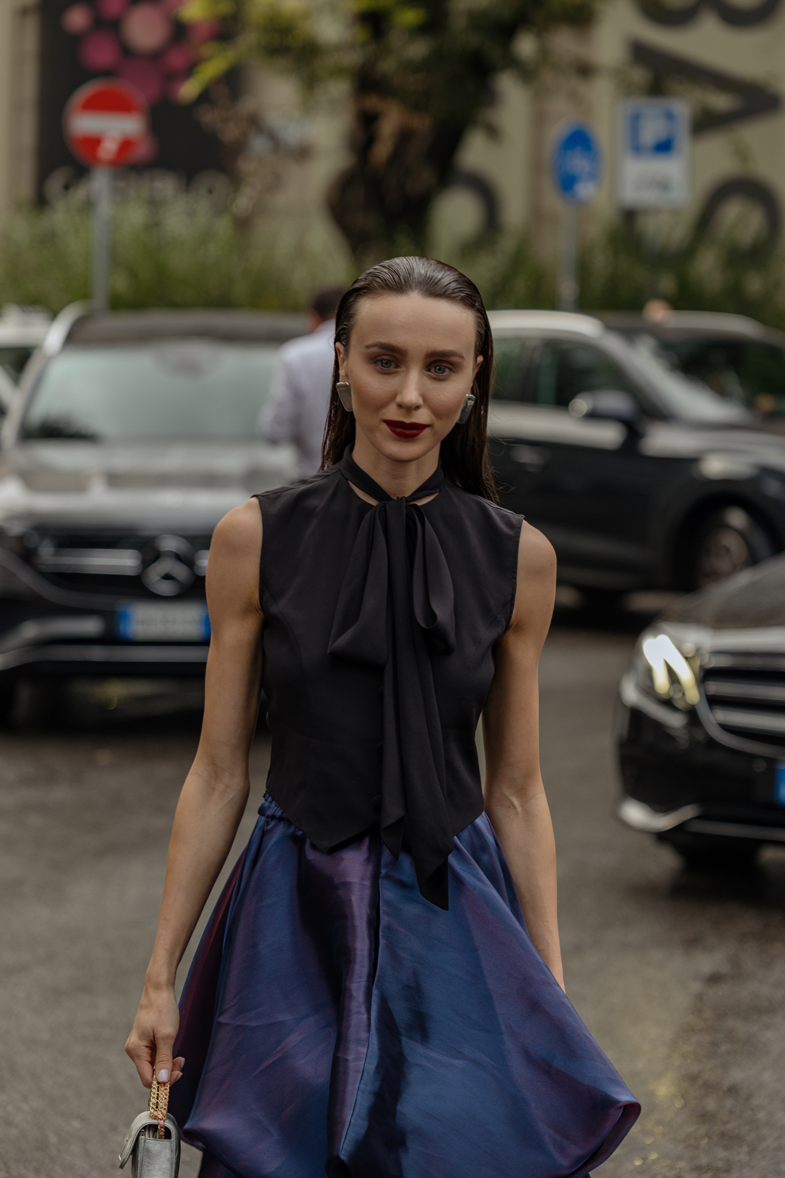 MFW SPRING/SUMMER 2024 EMPORIO ARMANI. Photographer in Milan Ivan Goncharov