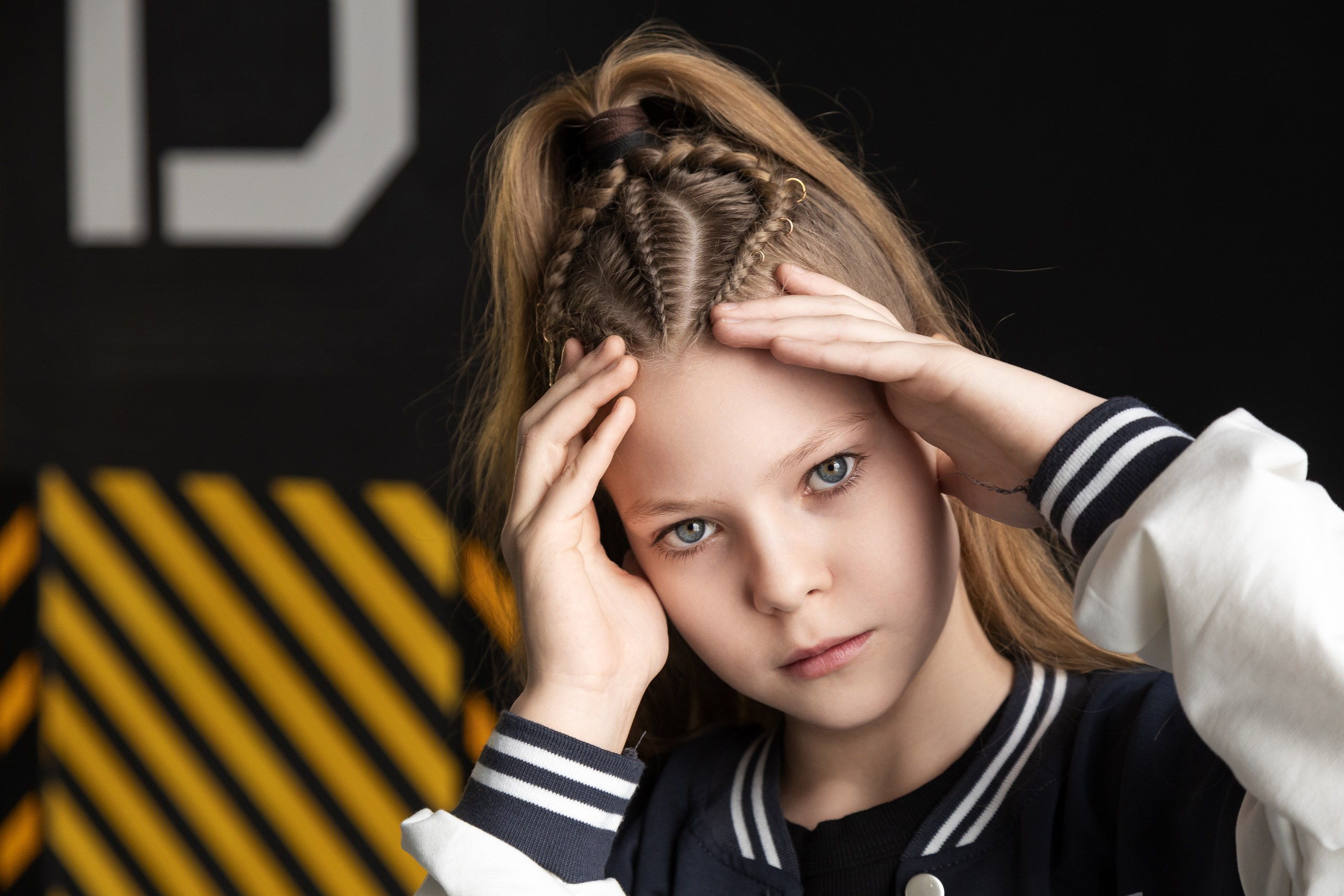 Детская студийная фотосъемка для модельного агентства. Фотограф в Санкт-Петербурге — Сергей Петров