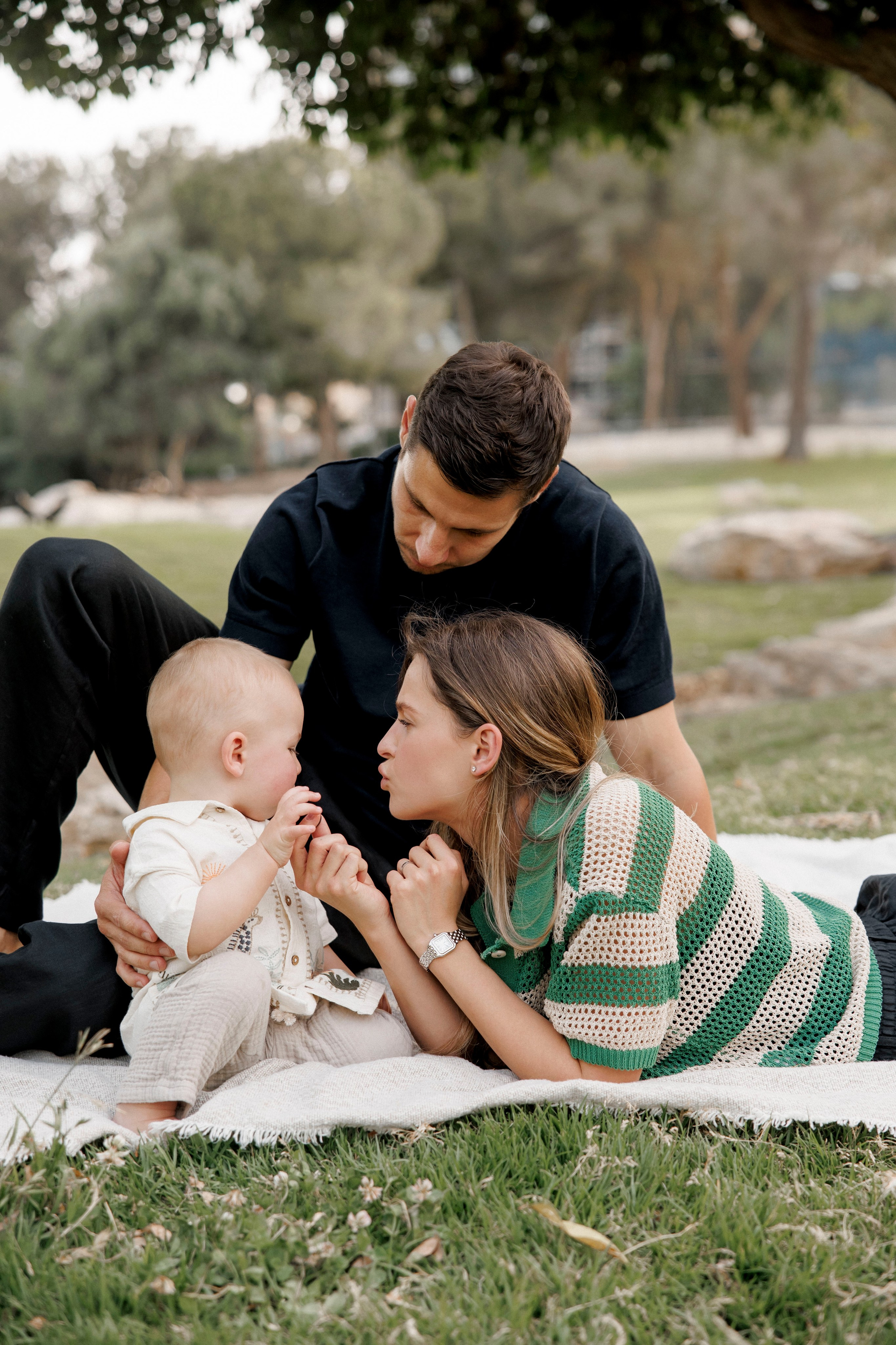 One year old at home. Wedding and family photographer