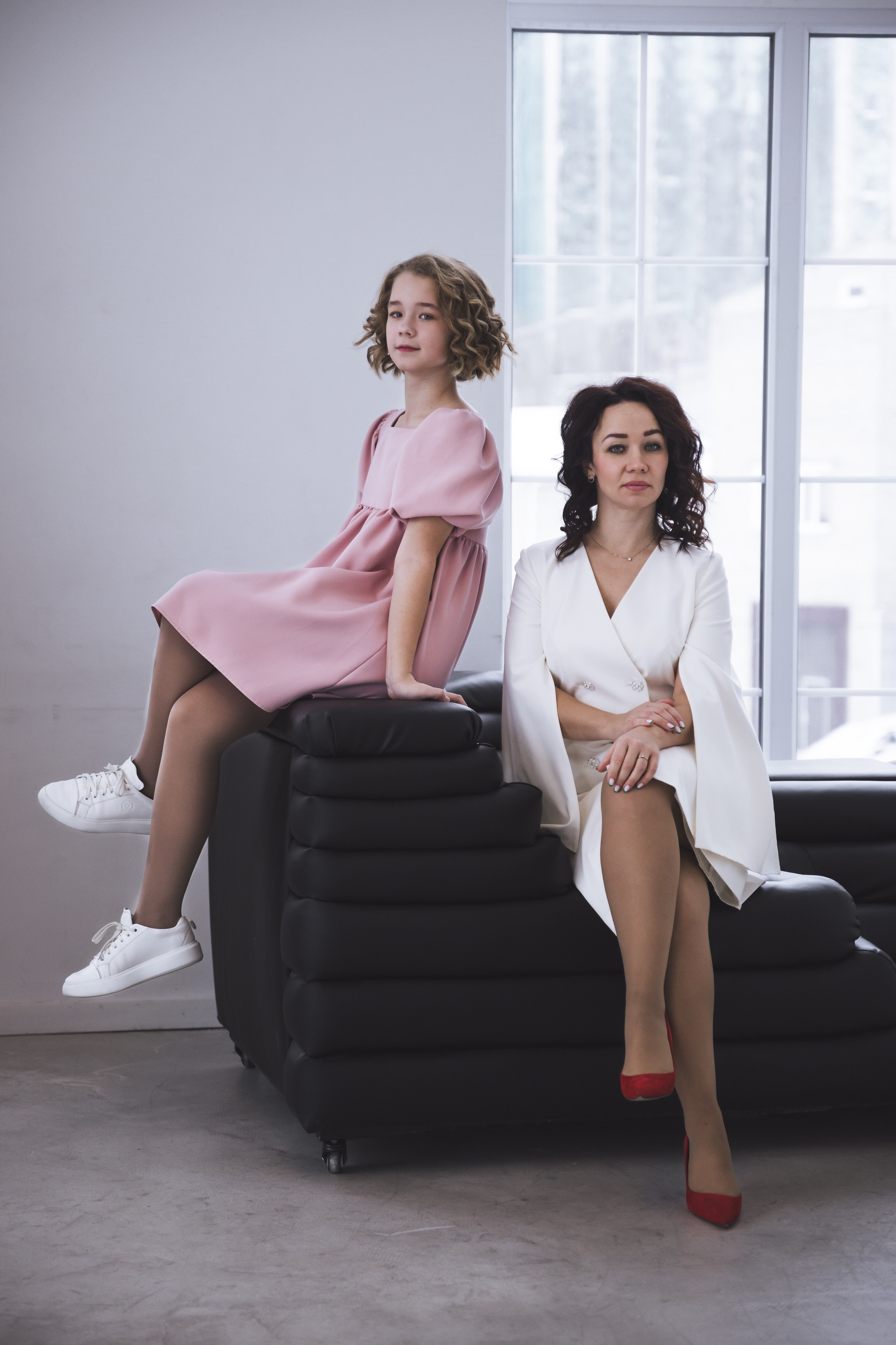 Мама и дочь_новогоднее настроение. Фотограф Воронеж, Новая Усмань Мария Бублик